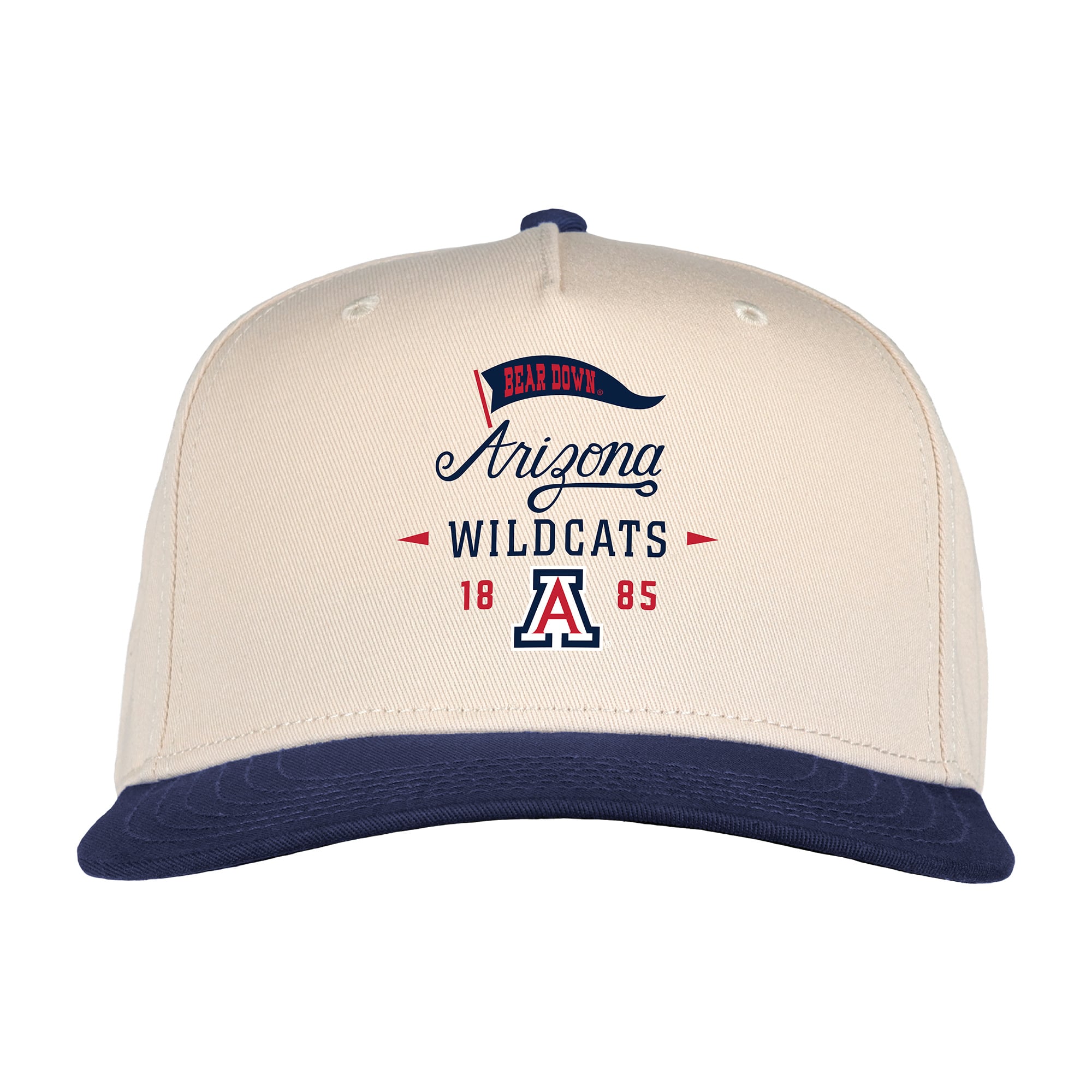 Casquette unisexe Ahead Cream Arizona Wildcats The 1995 ajustable