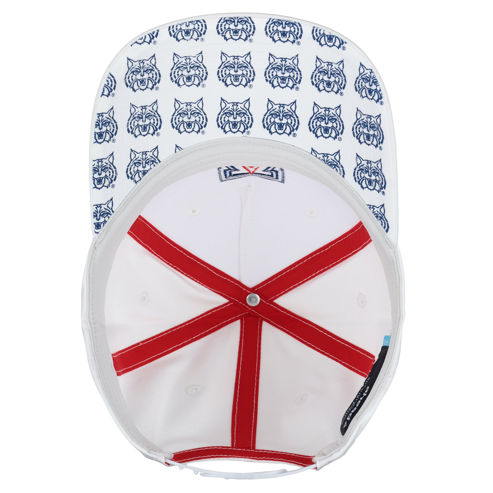 Unisex Ahead White Arizona Wildcats The Sideline Adjustable Hat
