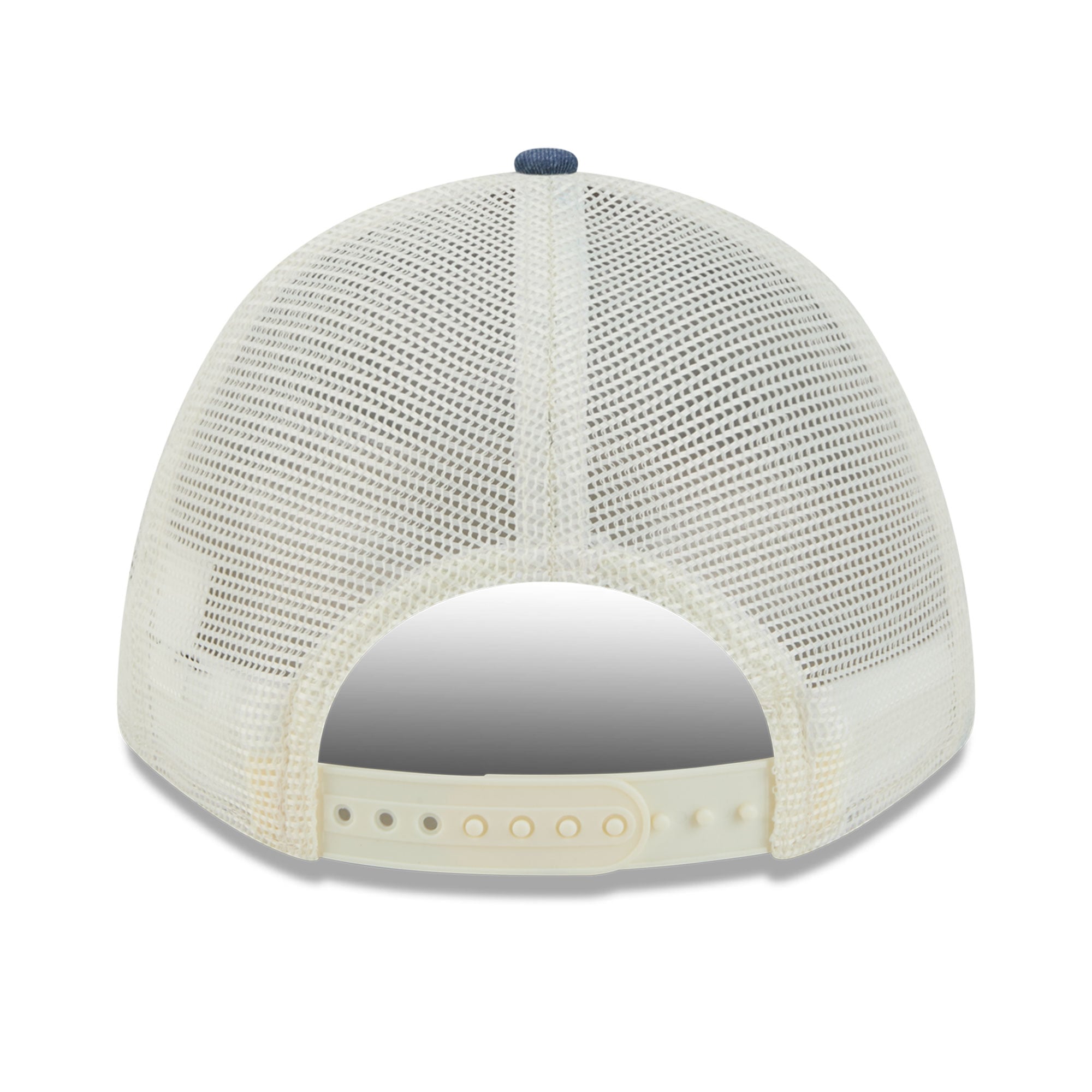 Casquette trucker unisexe New Era Arizona Wildcats bleu marine délavée, modèle 9FORTY ajustable