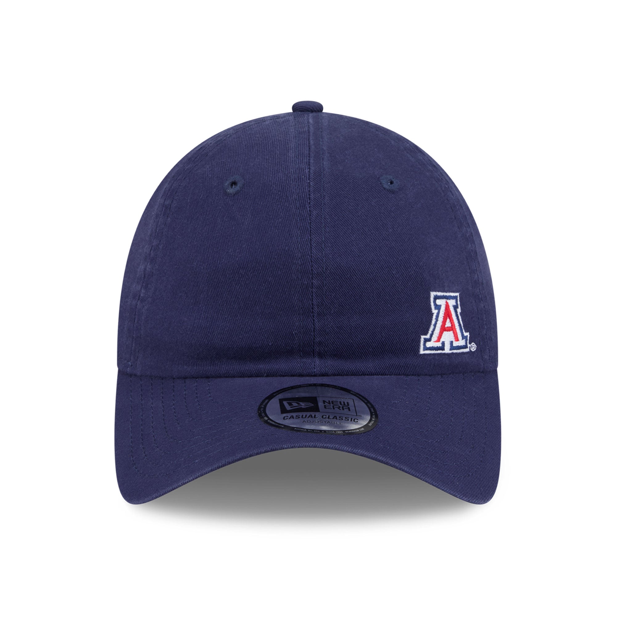 Casquette unisexe New Era bleu marine Arizona Wildcats Offset classique décontractée et ajustable