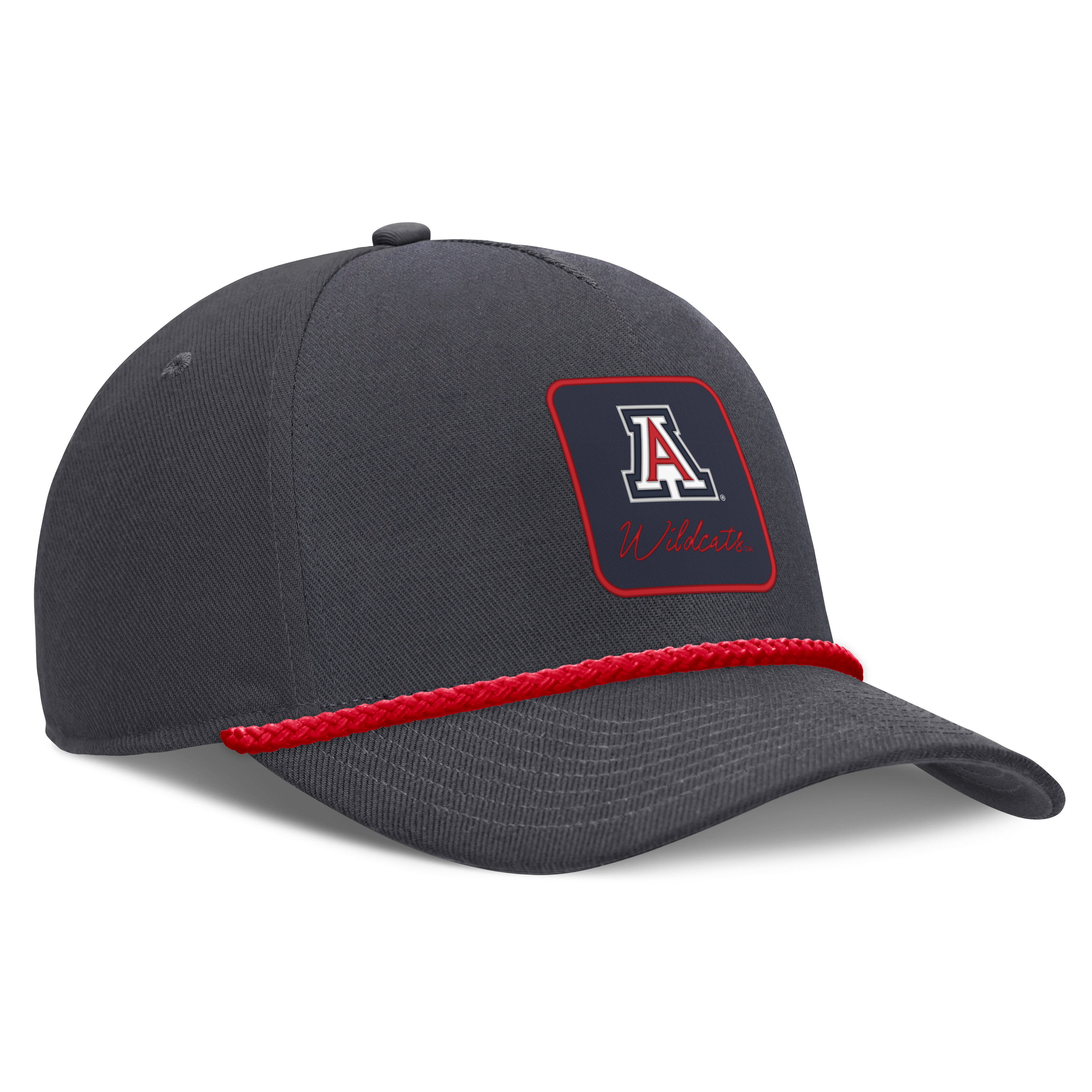 Casquette unisexe Nike anthracite Arizona Wildcats avec inscription et taille ajustable