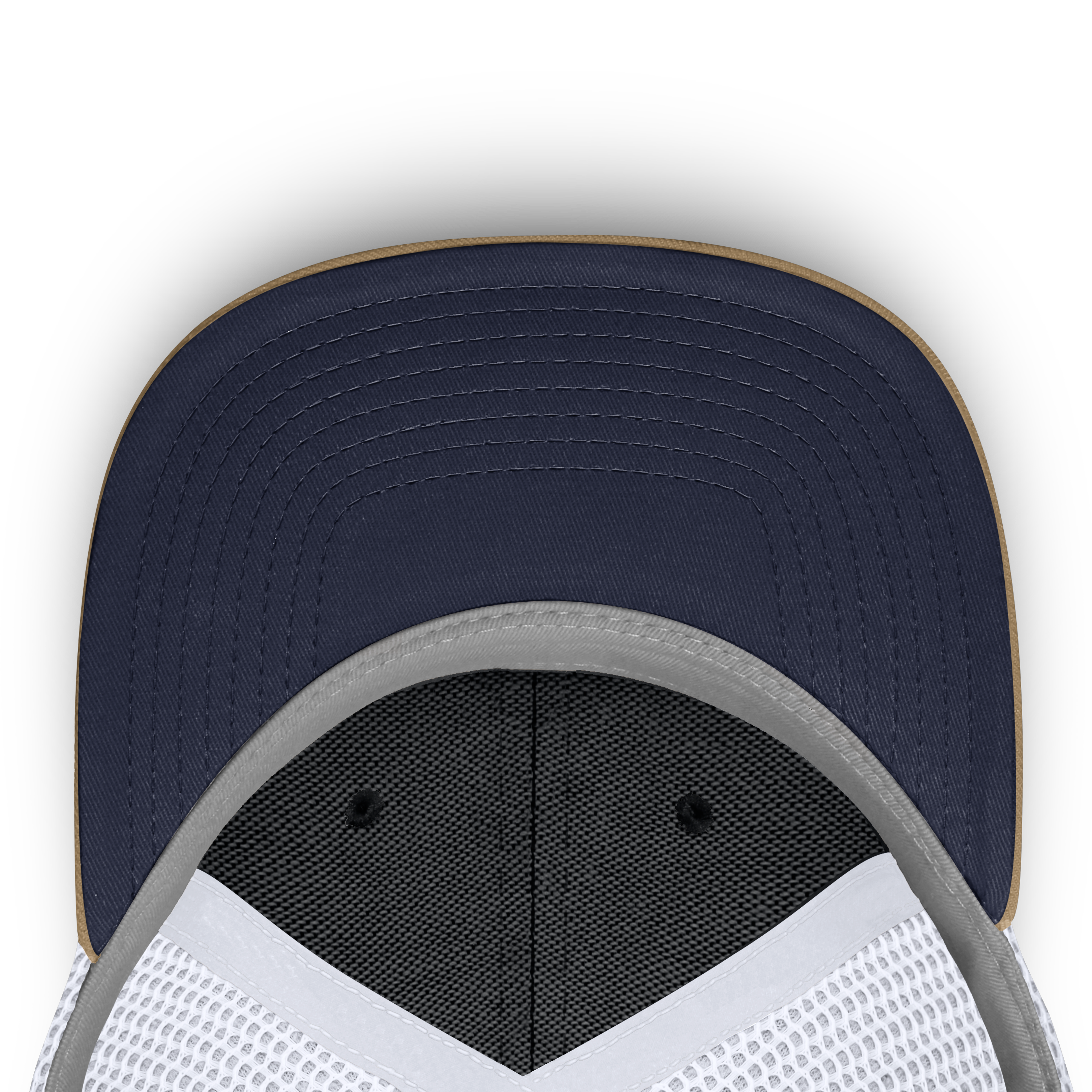 Casquette trucker unisexe Nike Arizona Wildcats Dri-FIT Primetime Arched, bleu marine et blanche, ajustable