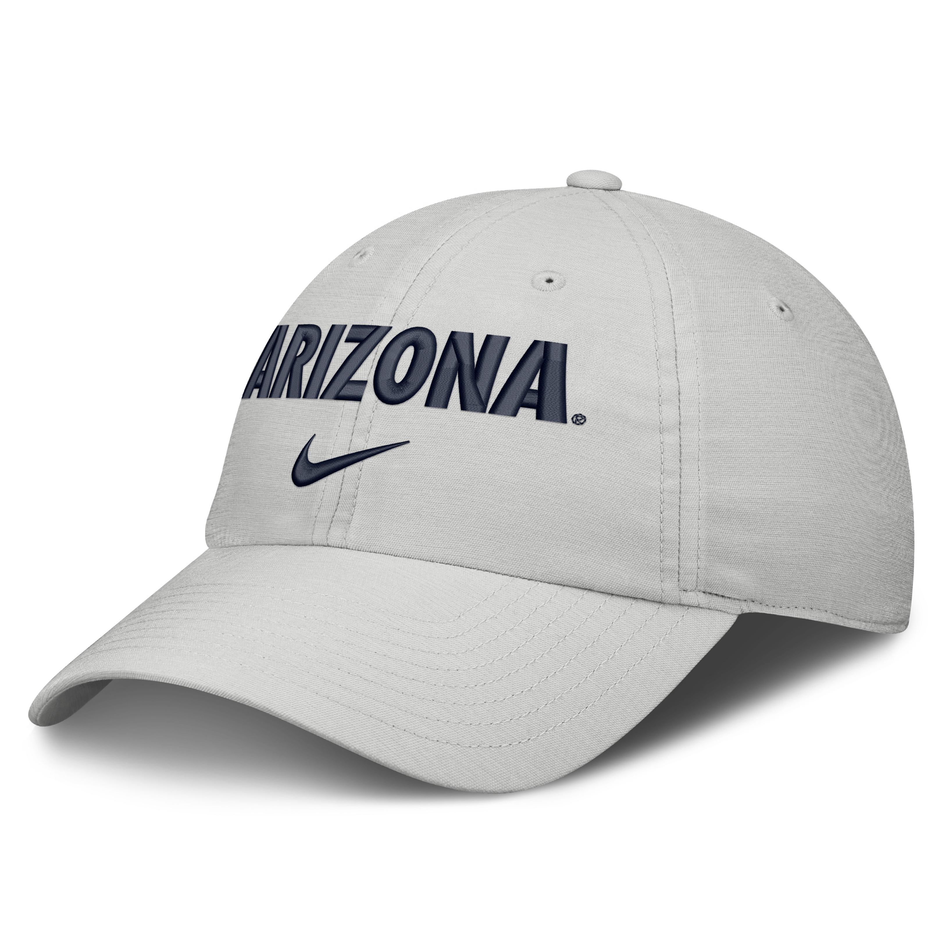 Casquette unisexe Nike grise Arizona Wildcats 2026 On-Field Gameday Club, ajustable