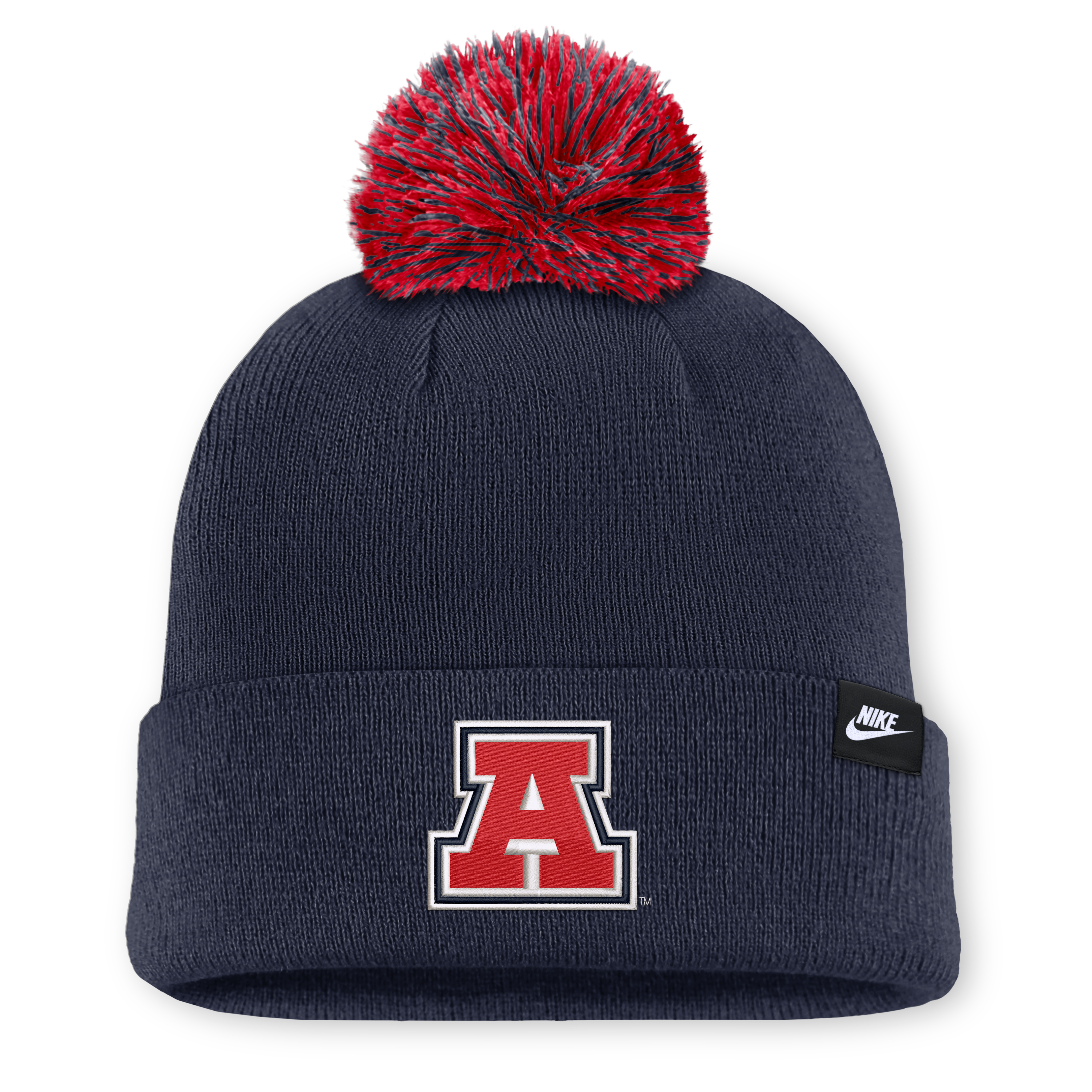 Bonnet unisexe Nike blanc Arizona Wildcats avec pompon