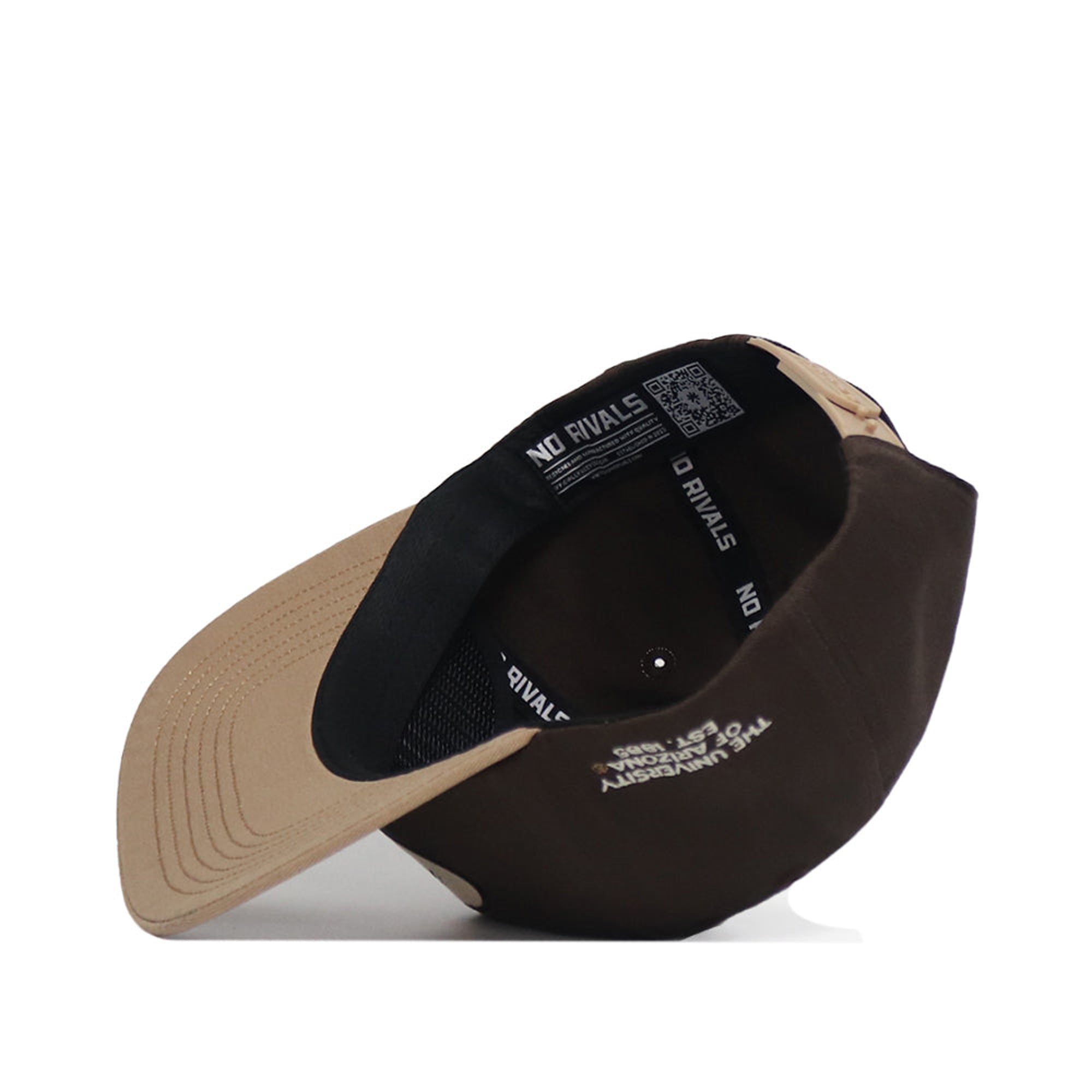 Casquette unisexe No Rivals marron Arizona Wildcats neutre à écusson ajustable