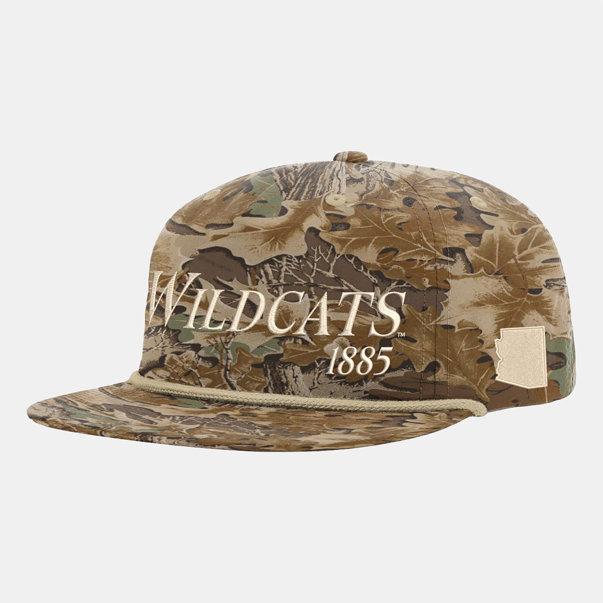 Unisex Uscape Apparel Camo Arizona Wildcats Traditional Trail Golfer Adjustable Hat