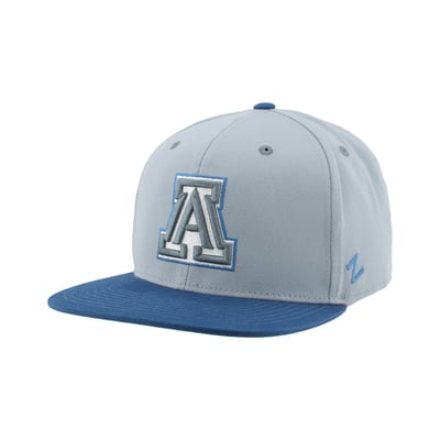  Arizona Wildcats Zephyr Unisex Pastel Fitted Hat - Gray