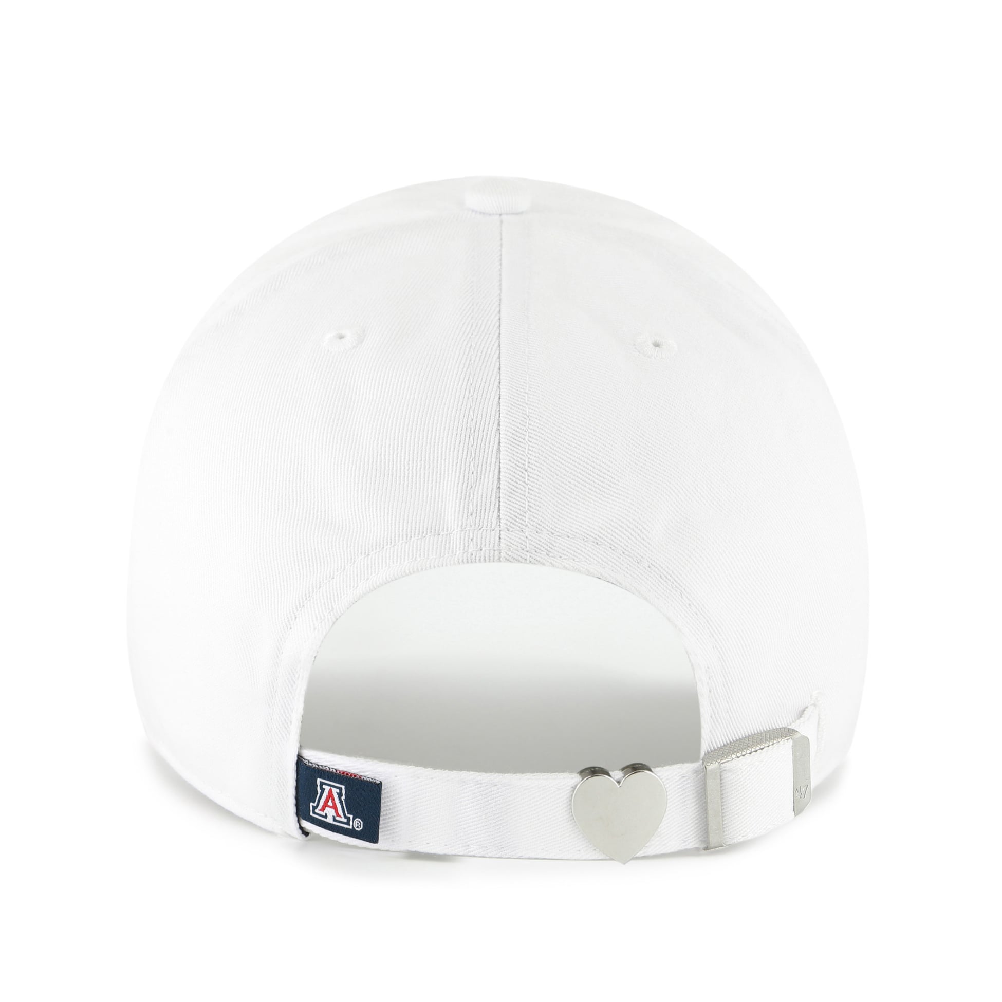 Women's '47 White Arizona Wildcats Trendy Script Clean Up Adjustable Hat