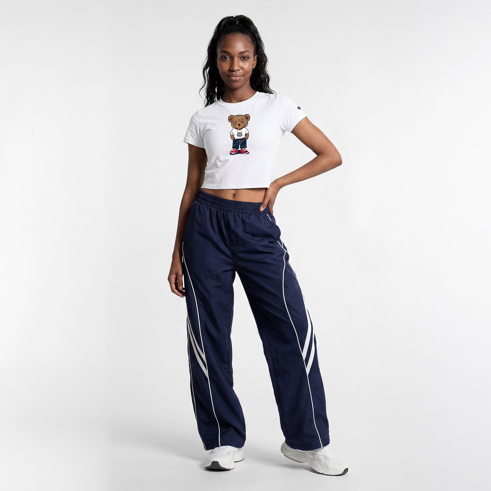 Women's Champion  White Arizona Wildcats Teddy Bear Baby T-Shirt