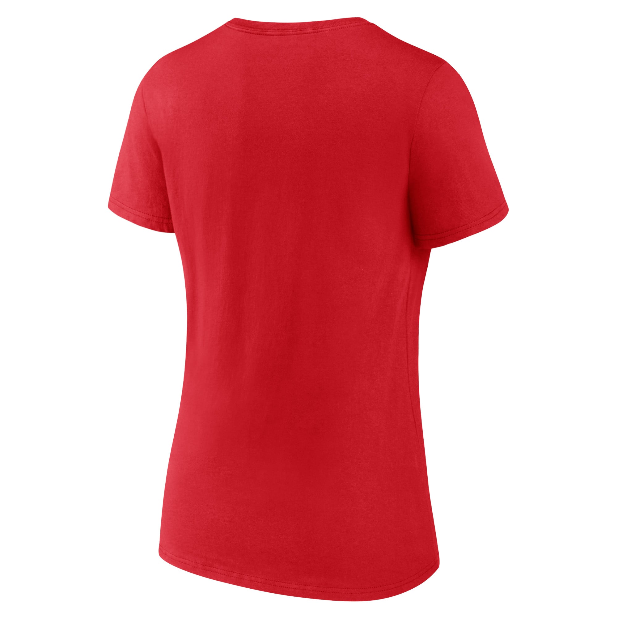 Women's Fanatics Red Arizona Wildcats Campus V-Neck T-Shirt