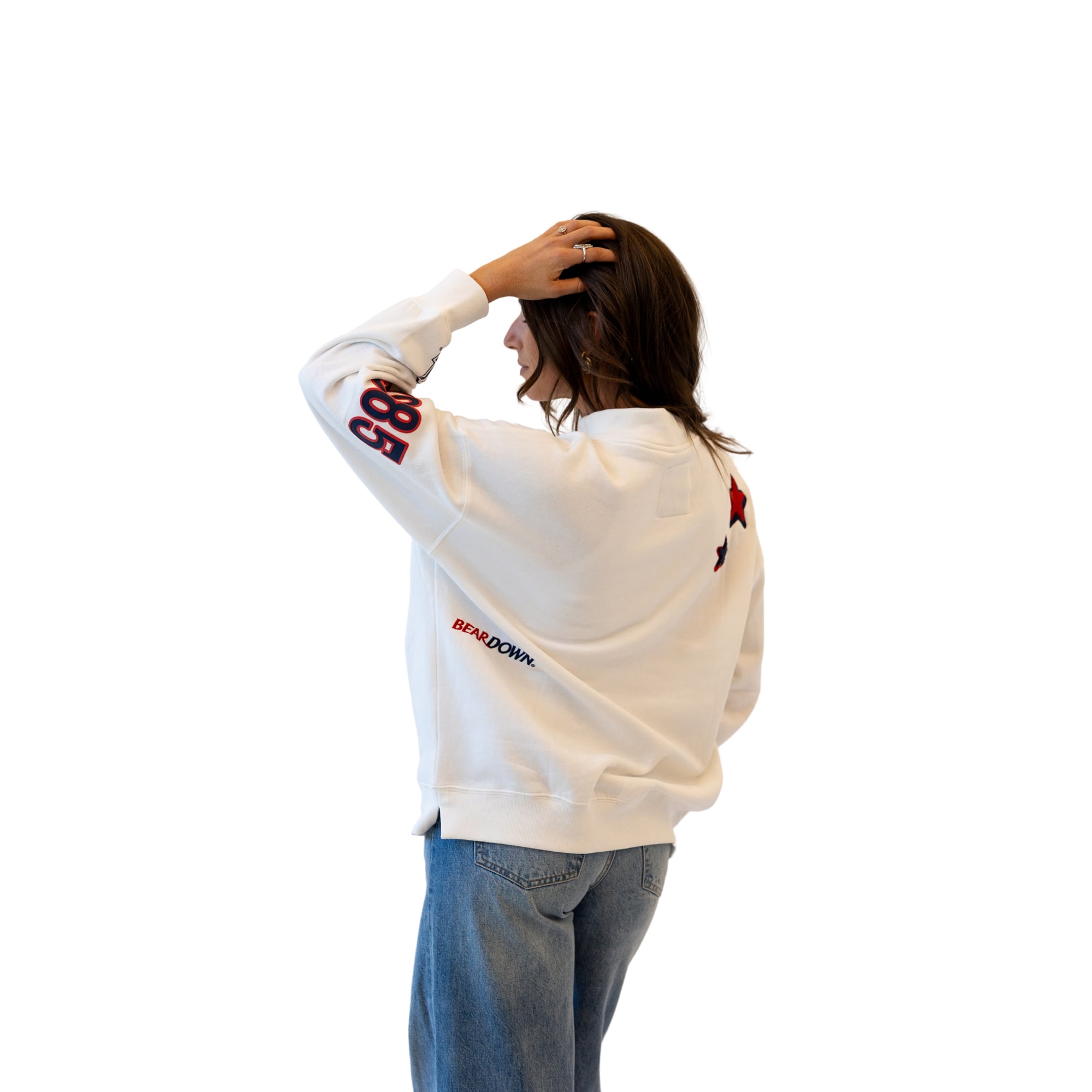 Sweat-shirt à col montant blanc Arizona Wildcats pour femmes, édition spéciale jours de match