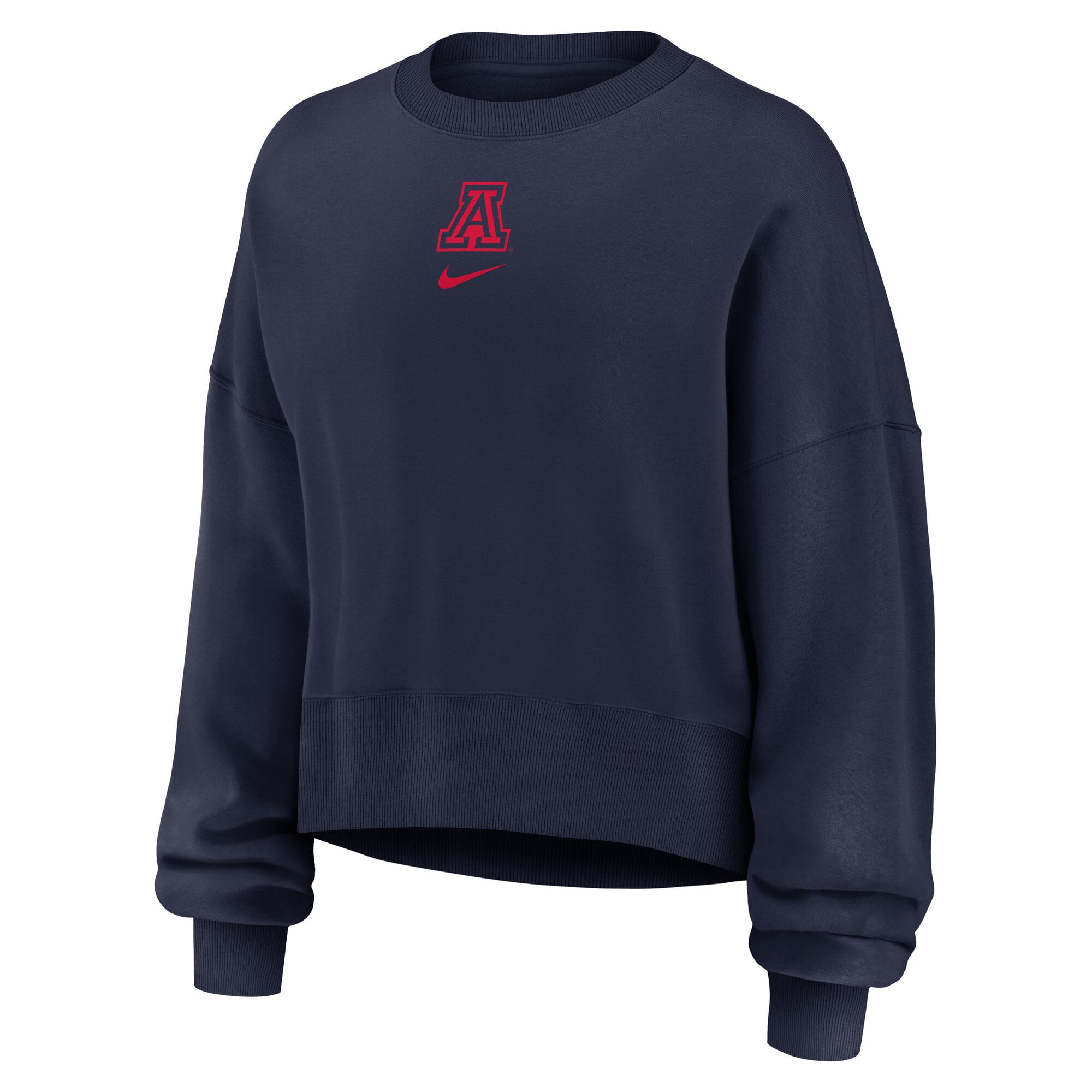 Sweat-shirt oversize Nike Arizona Wildcats Phoenix pour femme, bleu marine