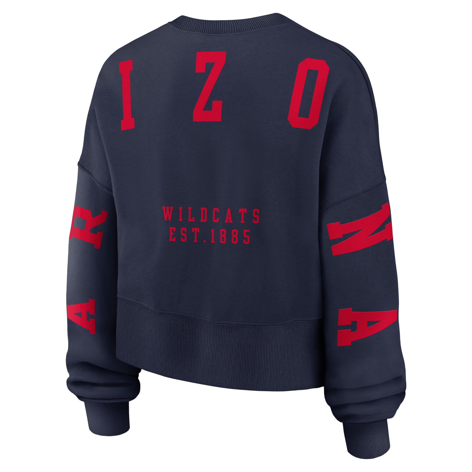 Sweat-shirt oversize Nike Arizona Wildcats Phoenix pour femme, bleu marine