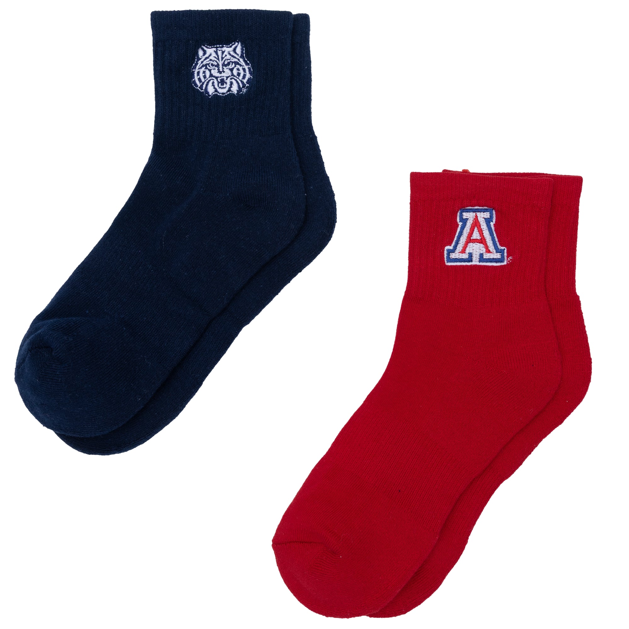 Chaussettes courtes ZooZatz Arizona Wildcats pour femmes (lot de deux)