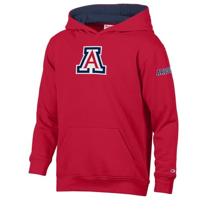  Arizona Wildcats Champion Youth Fleece Hoodie - Red