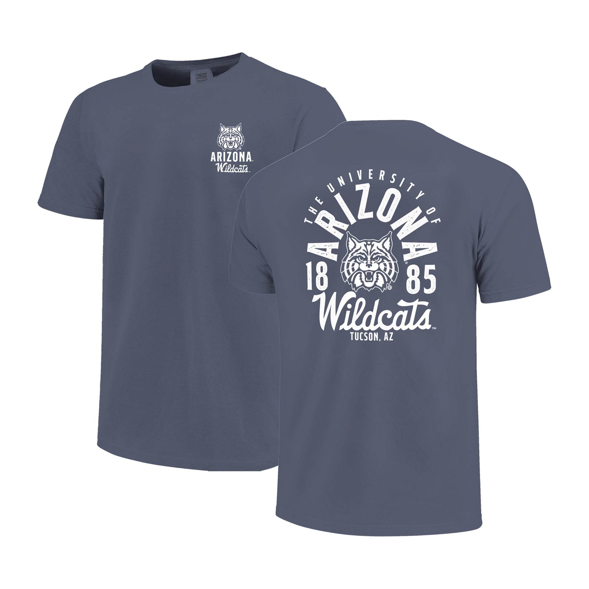 T-shirt à superposition de mascotte Arizona Wildcats bleu marine pour jeunes