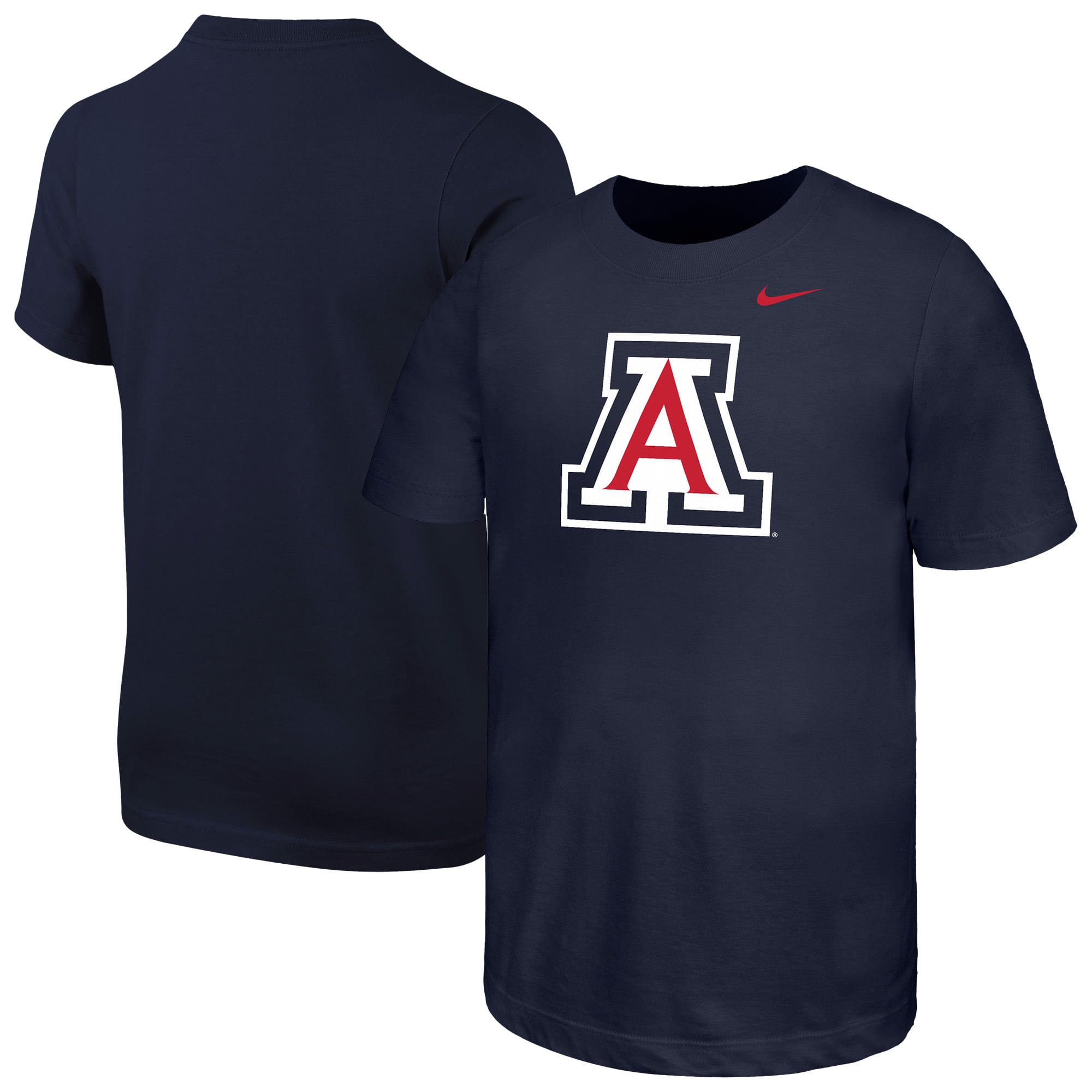 T-shirt Nike bleu marine pour jeunes avec logo des Arizona Wildcats