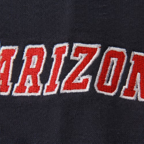Youth Stadium Athletic Navy Arizona Wildcats Big Logo Pullover Hoodie
