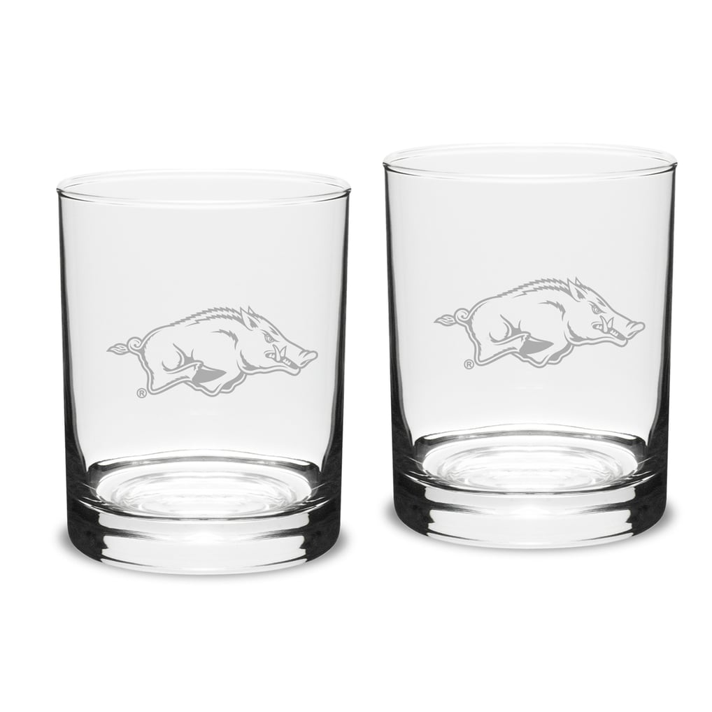Arkansas Razorbacks 14oz. 2-Piece Classic Double Old Fashion Glass Set
