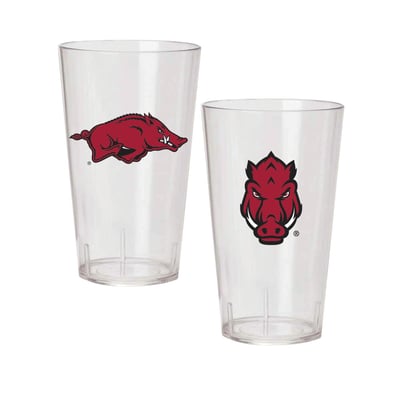 Ensemble de deux gobelets isothermes Arkansas Razorbacks en Tritan de 710 ml