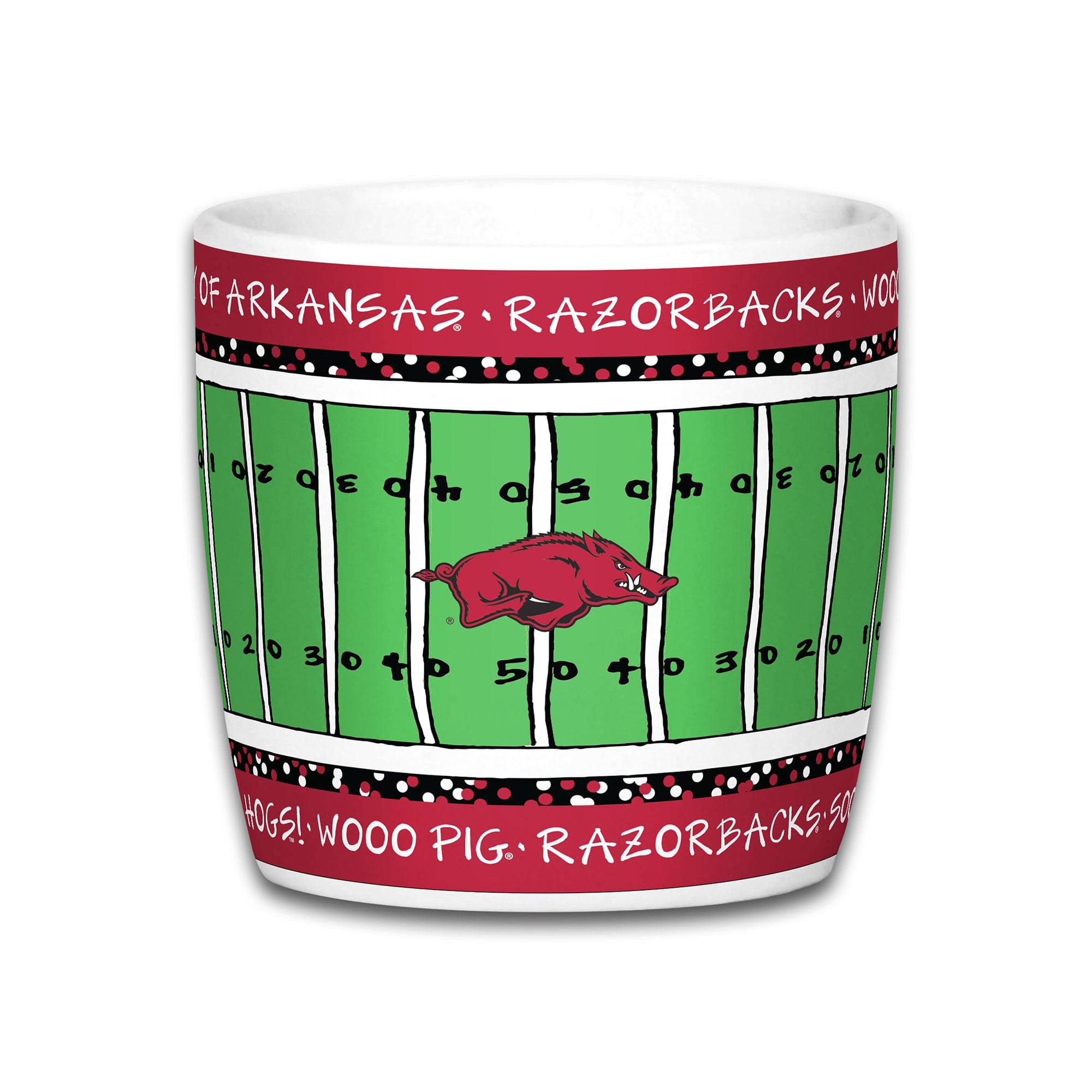 Mug de stade Arkansas Razorbacks de 887 ml (30 oz).