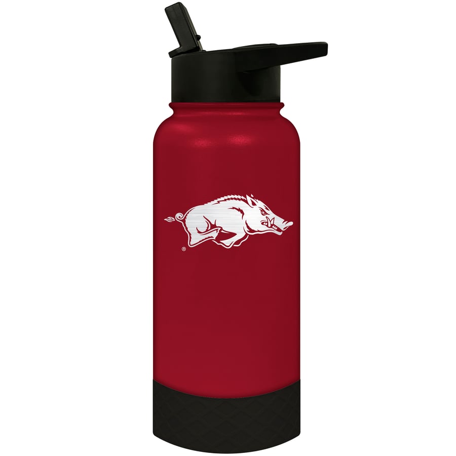 Drunk Razorback Arkansas Razorbacks 32oz. Logo Thirst Hydration Water Bottle