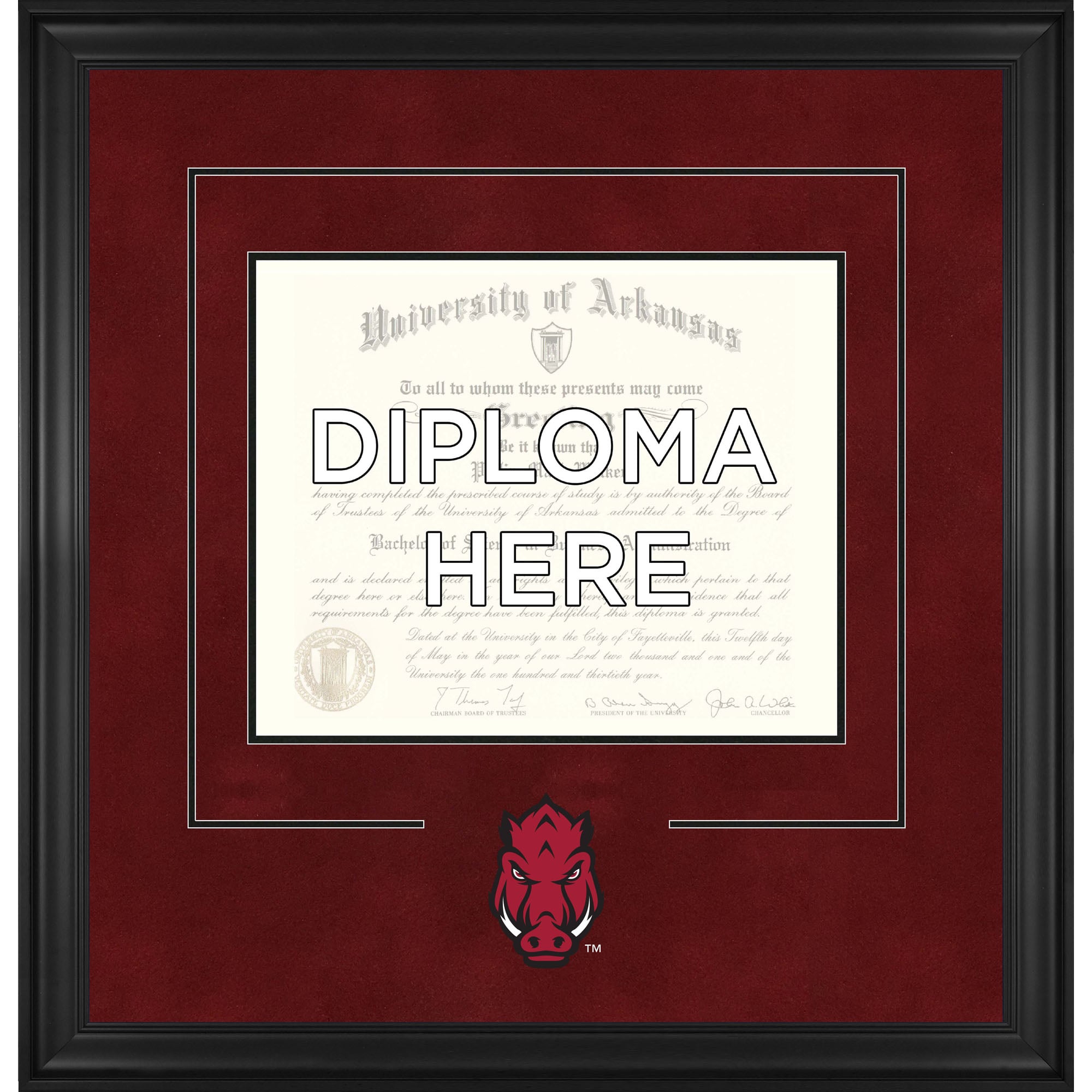 Arkansas Razorbacks Frame Arkansas Razorbacks Deluxe 11