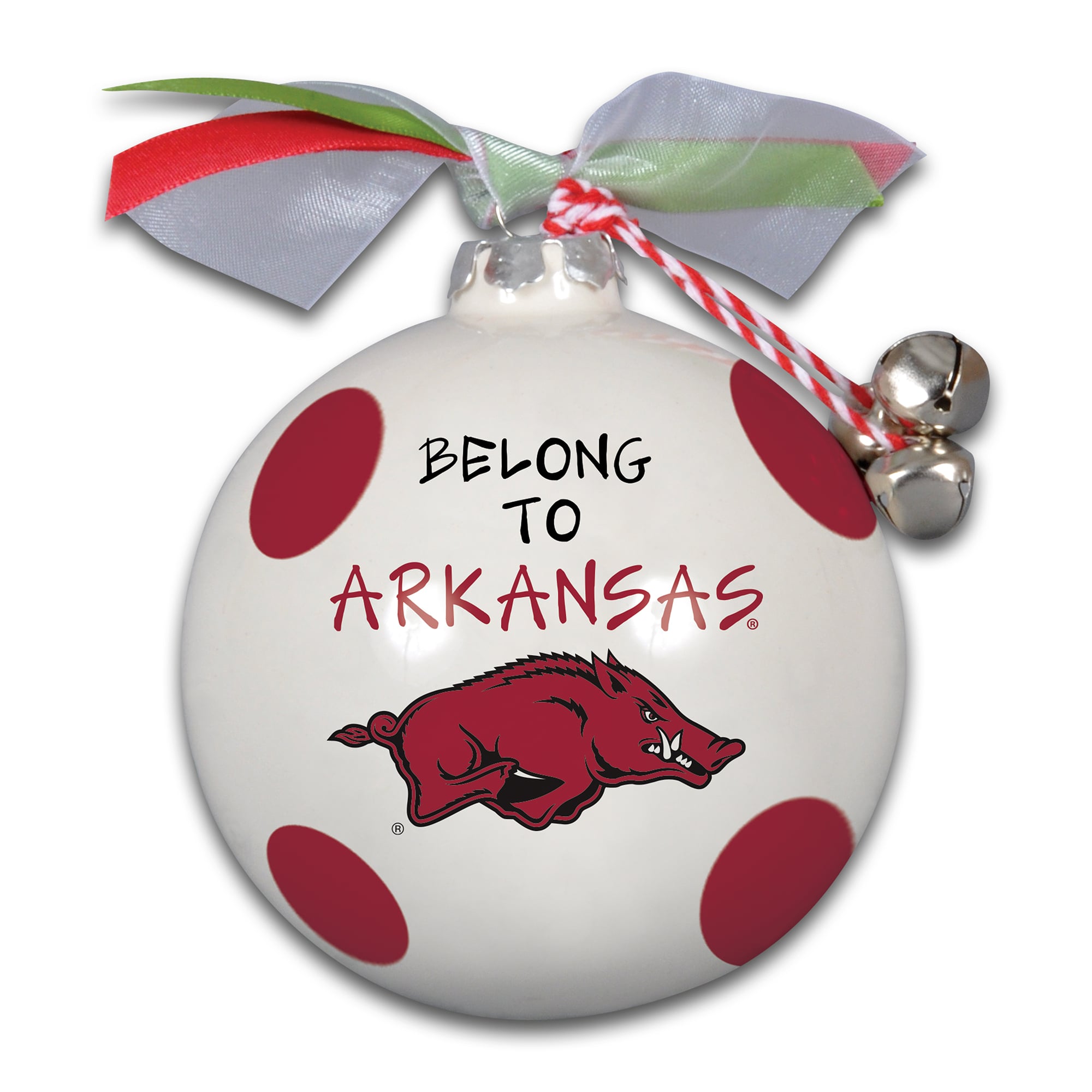 Ornement Arkansas Razorbacks Home & Hearts