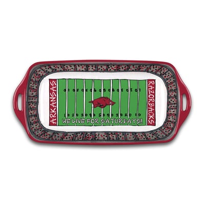 Plateau de stade en mélamine Arkansas Razorbacks