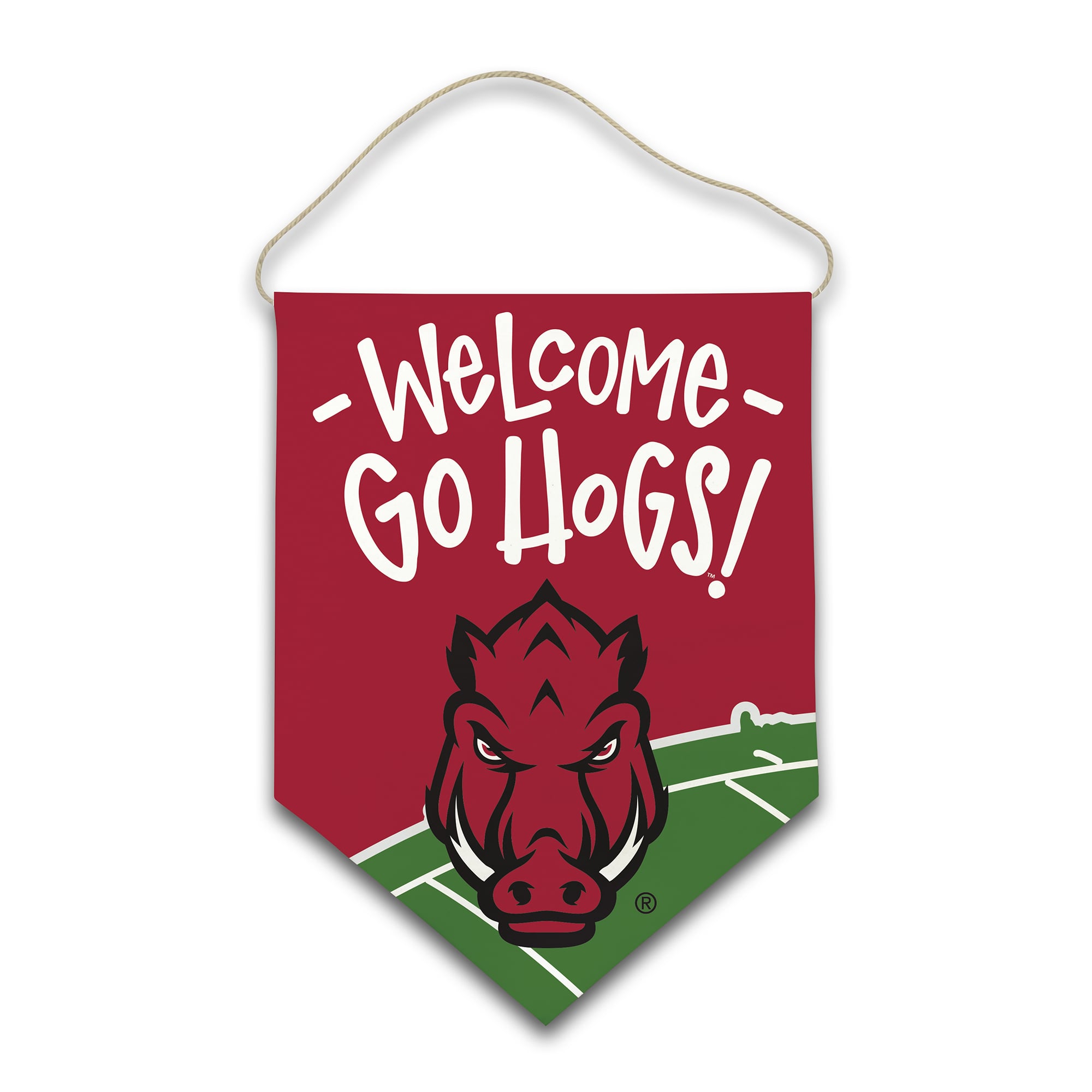 Porte-toiles de bienvenue des Arkansas Razorbacks