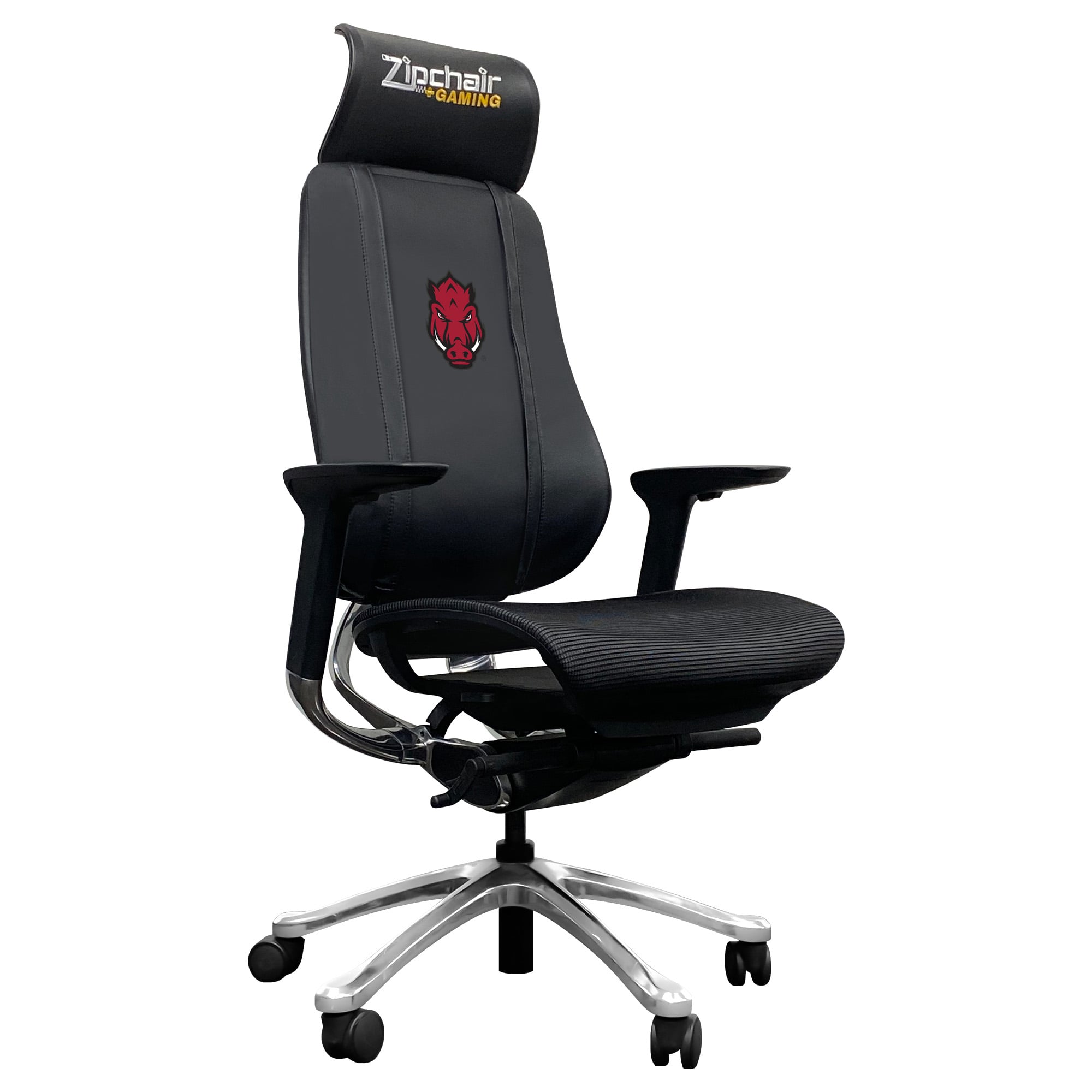 Black Razorback Black Arkansas Razorbacks Logo PhantomX Gaming Chair