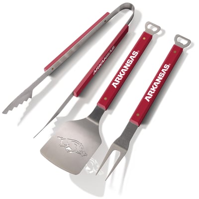 Arkansas Razorbacks Fanpoint Spirit Series 3-Piece BBQ Set