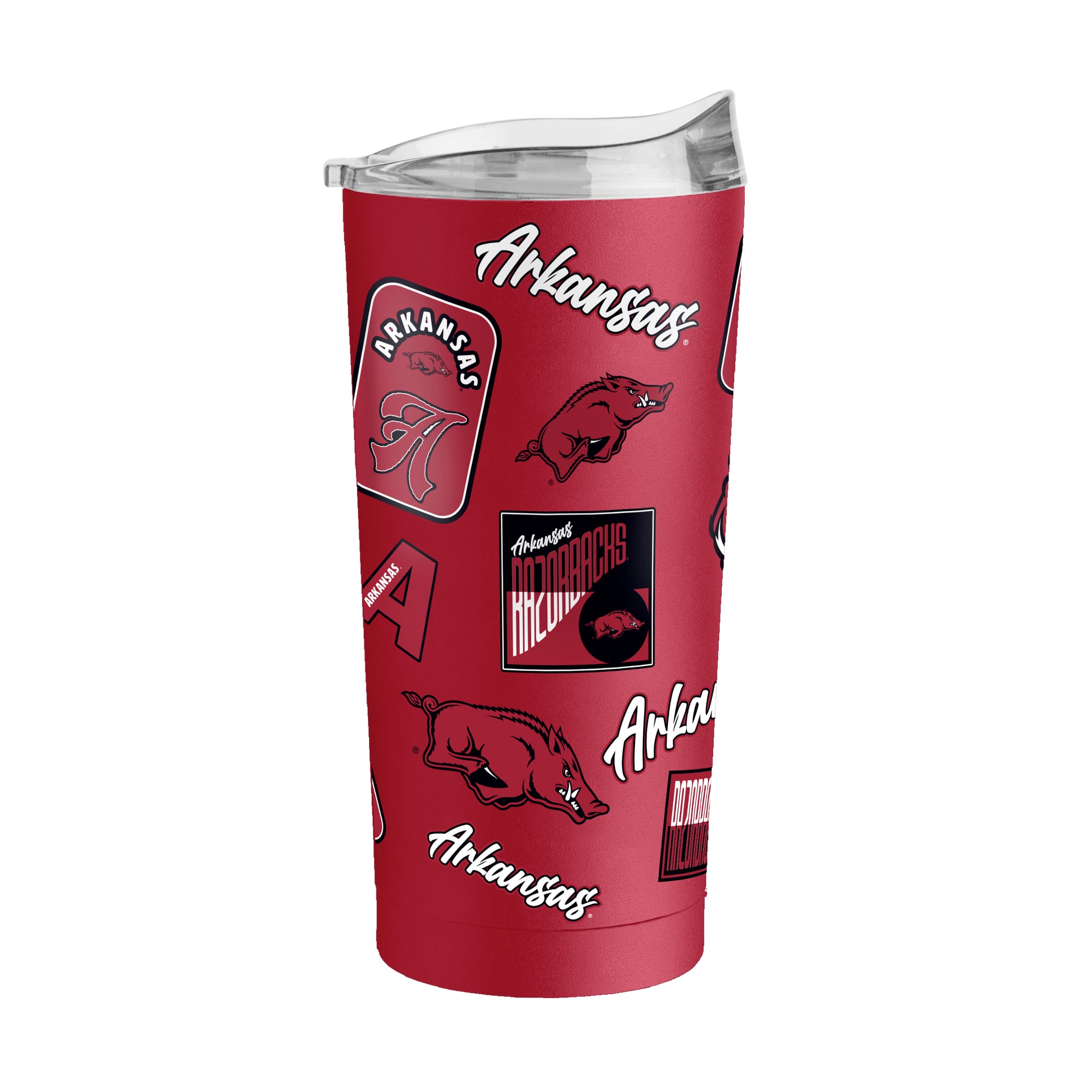 Logo Brands  Arkansas Razorbacks 20oz. Dreamweave Powder Coat Tumbler