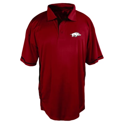 Polo Arkansas Razorbacks Profile Color Block Panel pour homme grandes tailles - Rouge cardinal