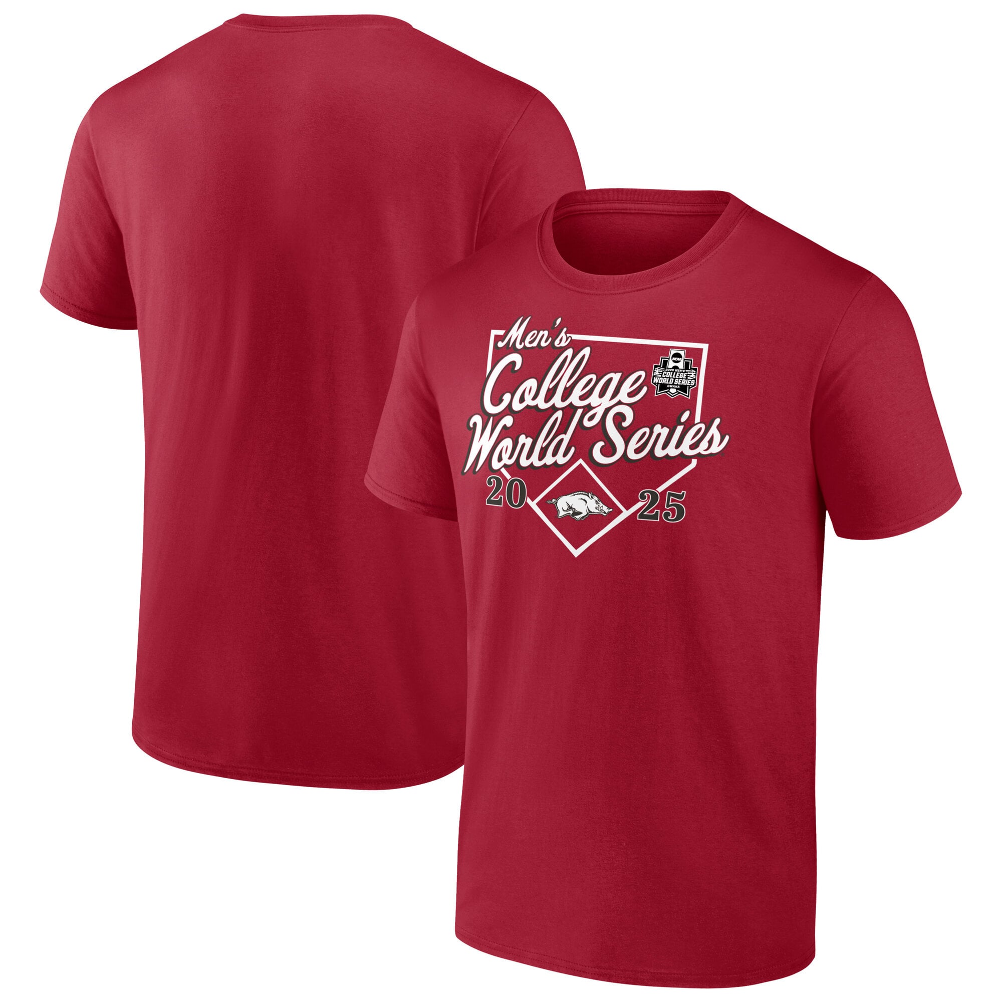 Men's Cardinal Arkansas Razorbacks 2025 NCAA Baseball Men's College ...