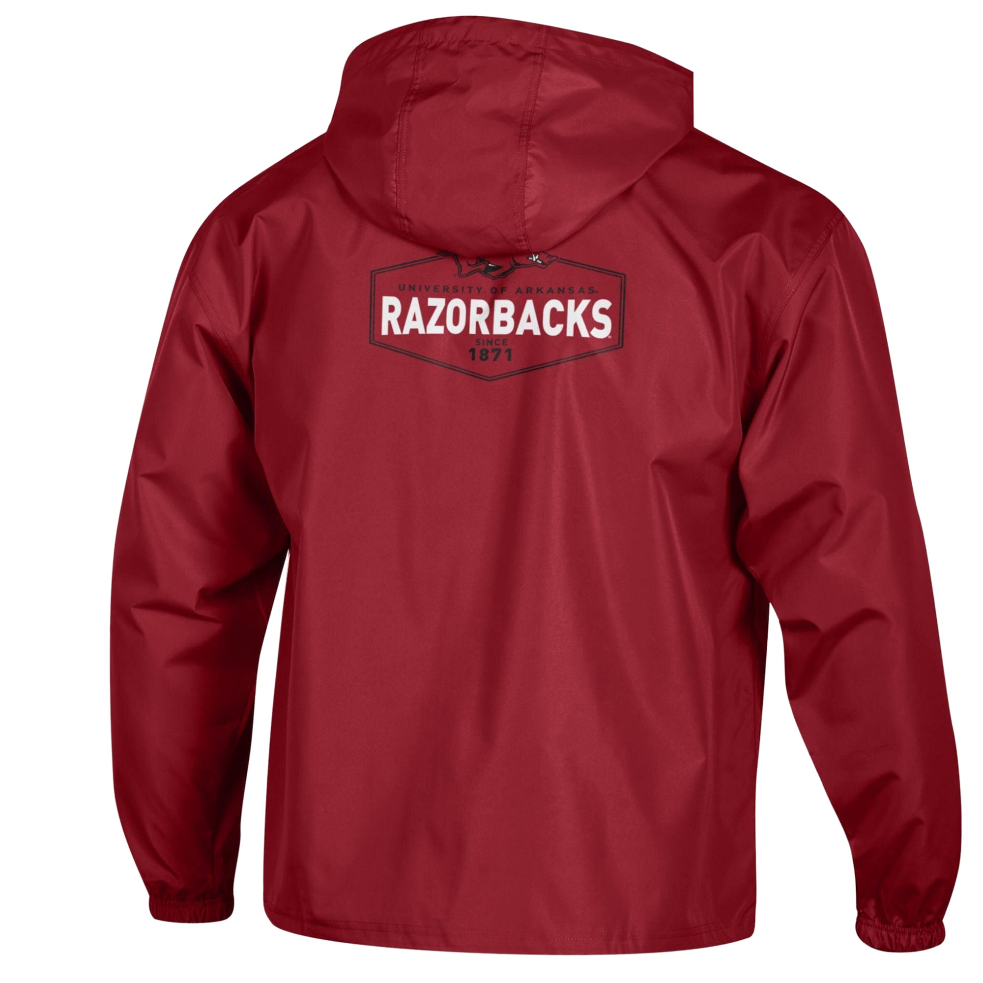 Men's Champion Cardinal Arkansas Razorbacks Delay Packable Half-Zip Jacket