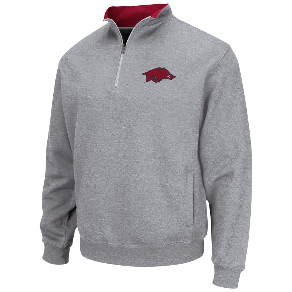 Men's Colosseum Heathered Gray Arkansas Razorbacks Tortugas Team Logo ...