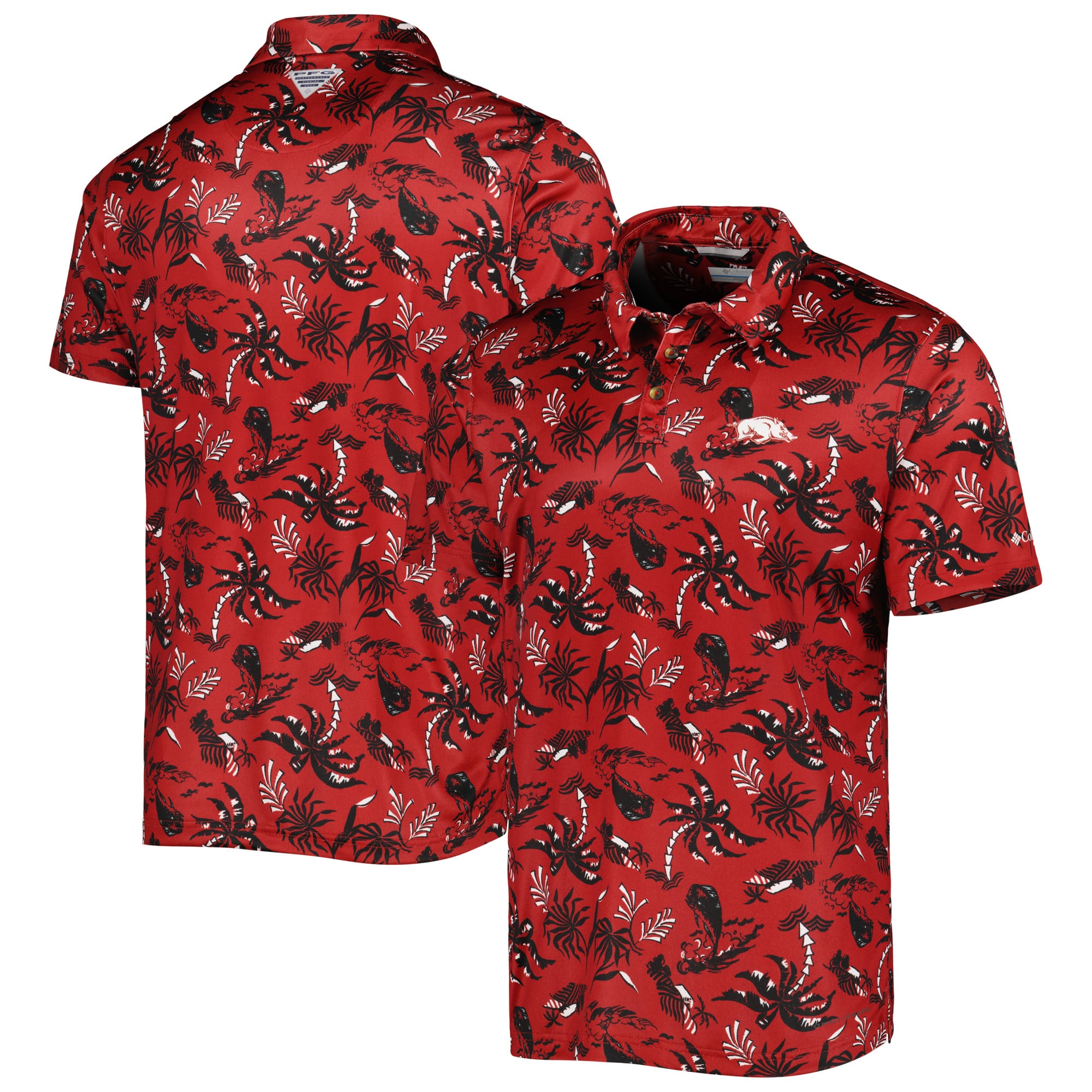 Men's Columbia Cardinal Arkansas Razorbacks Super Terminal Tackle Omni ...