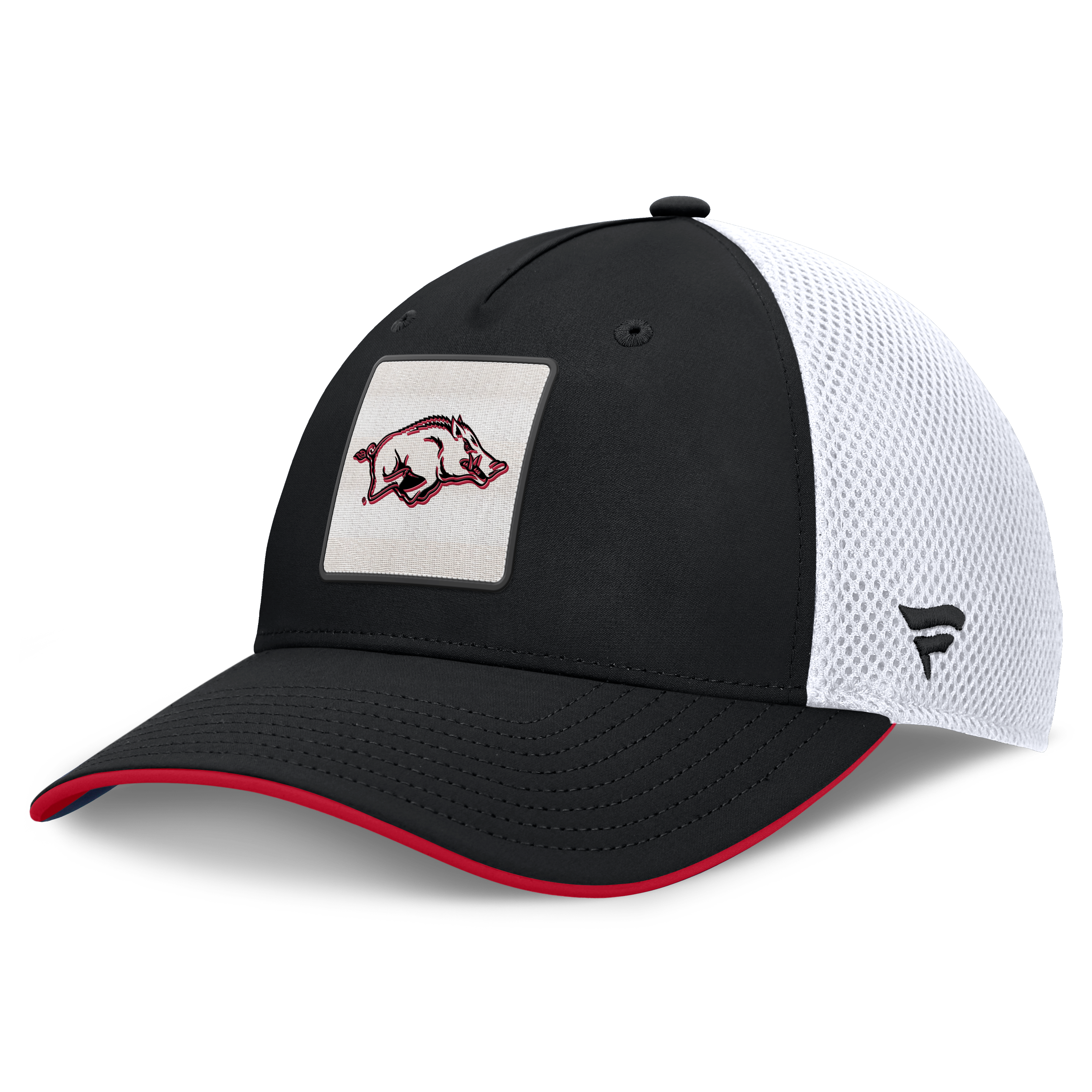 Men's Fanatics Black Arkansas Razorbacks 5-Panel Matter Flex Hat