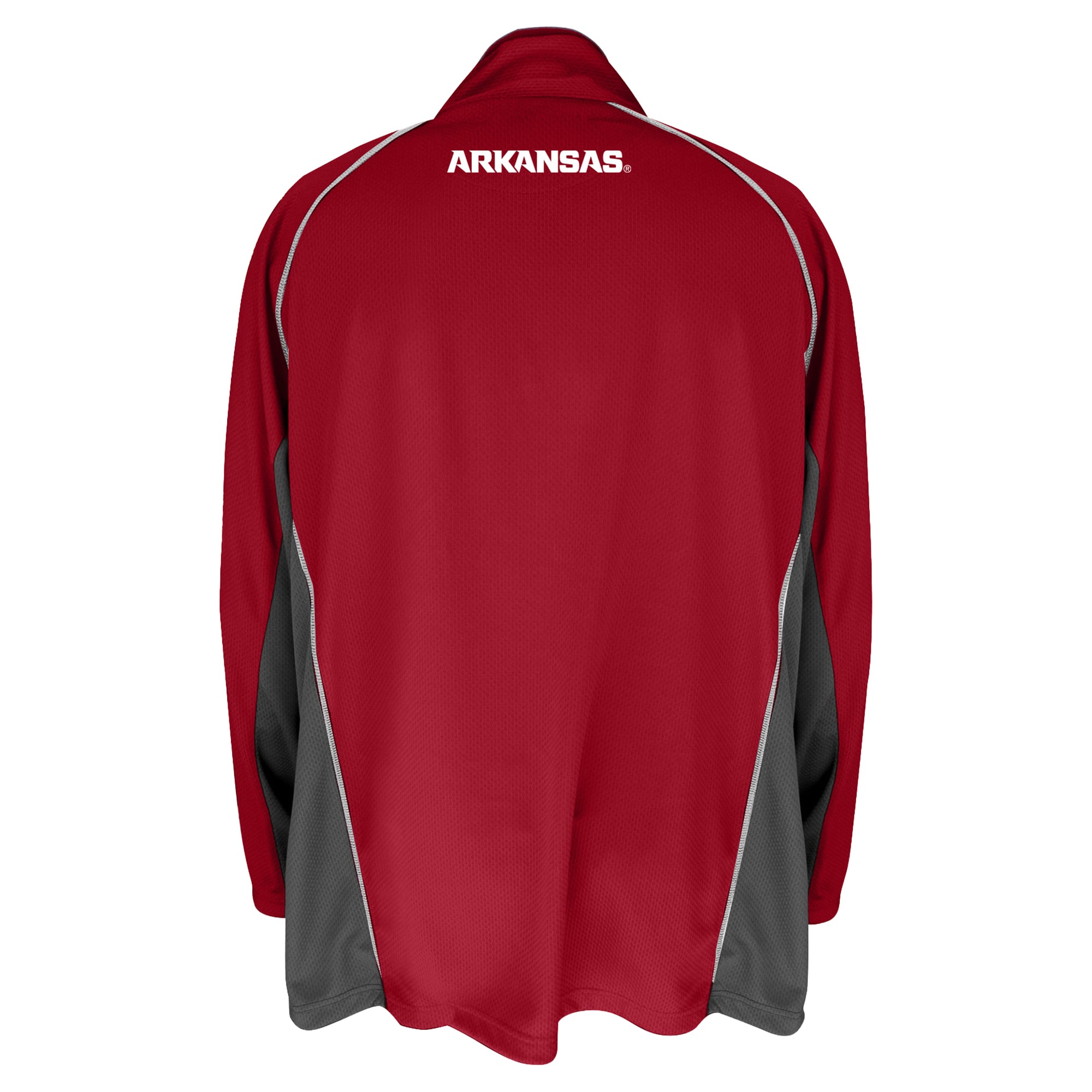 Veste raglan à quart de zip pour homme Fanatics Cardinal Arkansas Razorbacks, grandes tailles