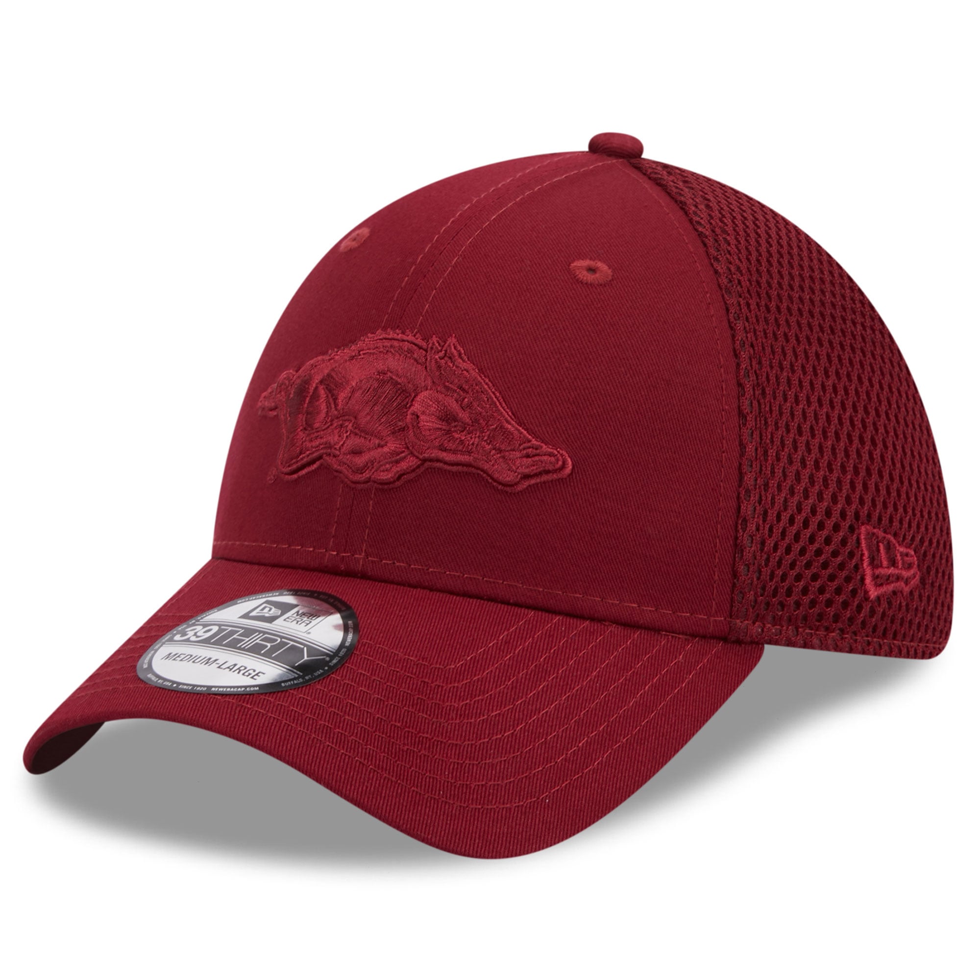 Plastic Razorback Hat Men's New Era Cardinal Arkansas Razorbacks Team Neo Tonal 39THIRTY Flex Hat