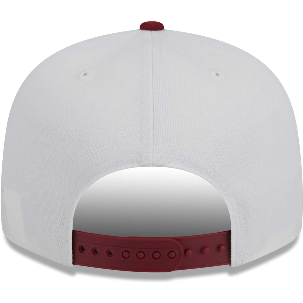 Men's New Era White/Cardinal Arkansas Razorbacks Two-Tone Layer 9FIFTY ...