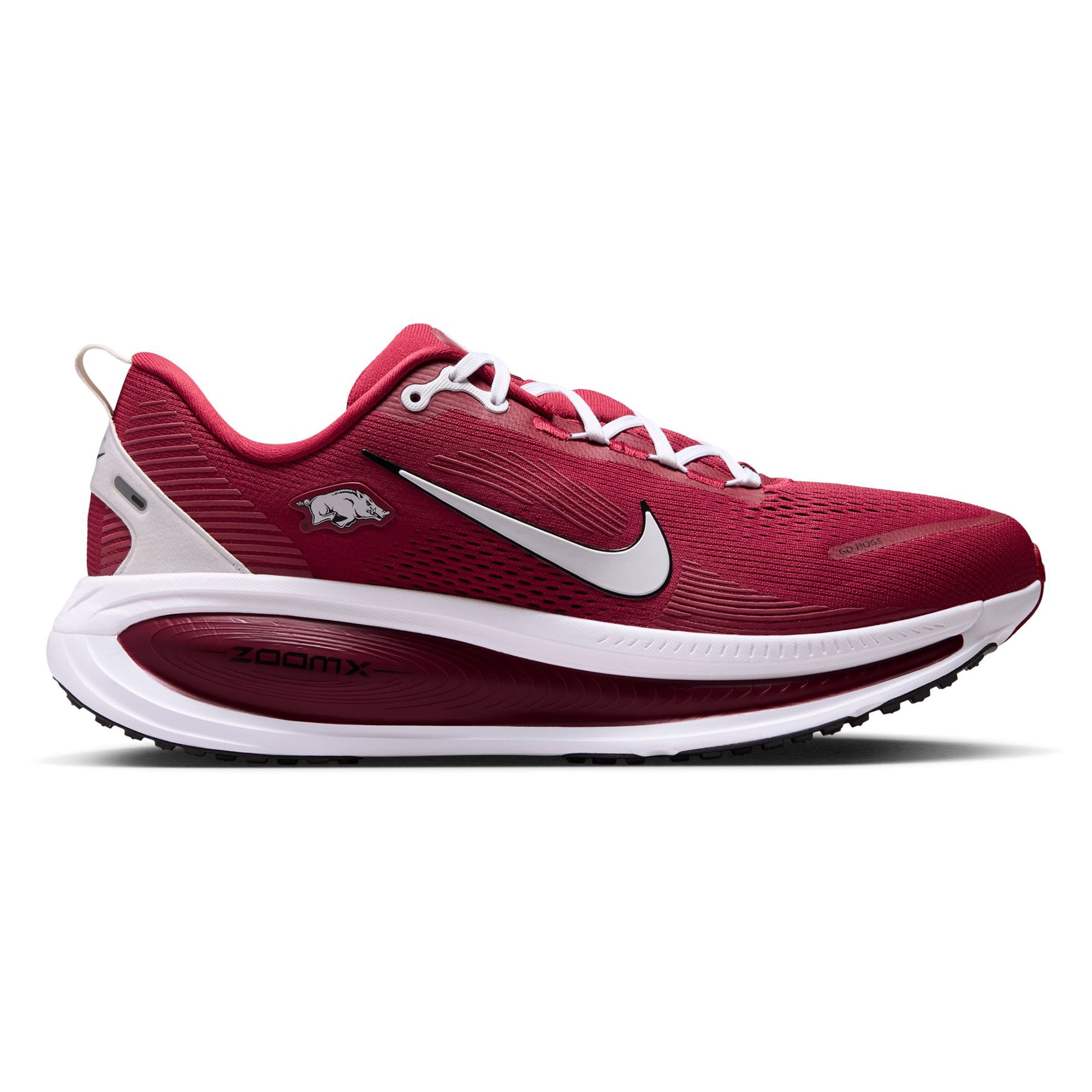 Men's Nike Arkansas Razorbacks Vomero 18 Running Shoes