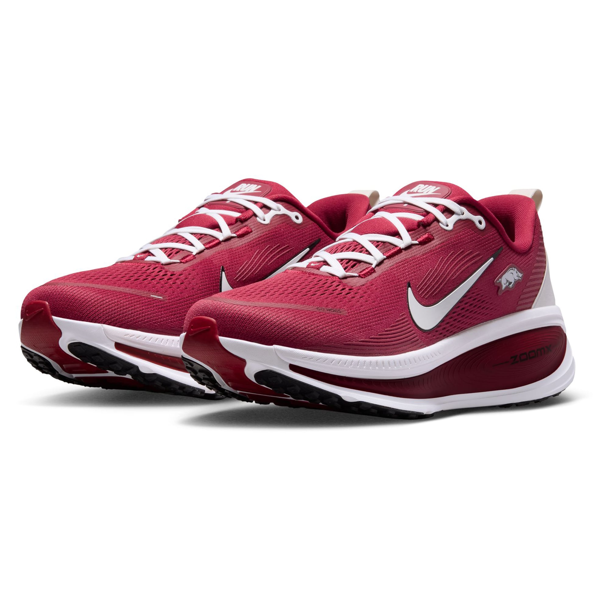 Men's Nike Arkansas Razorbacks Vomero 18 Running Shoes
