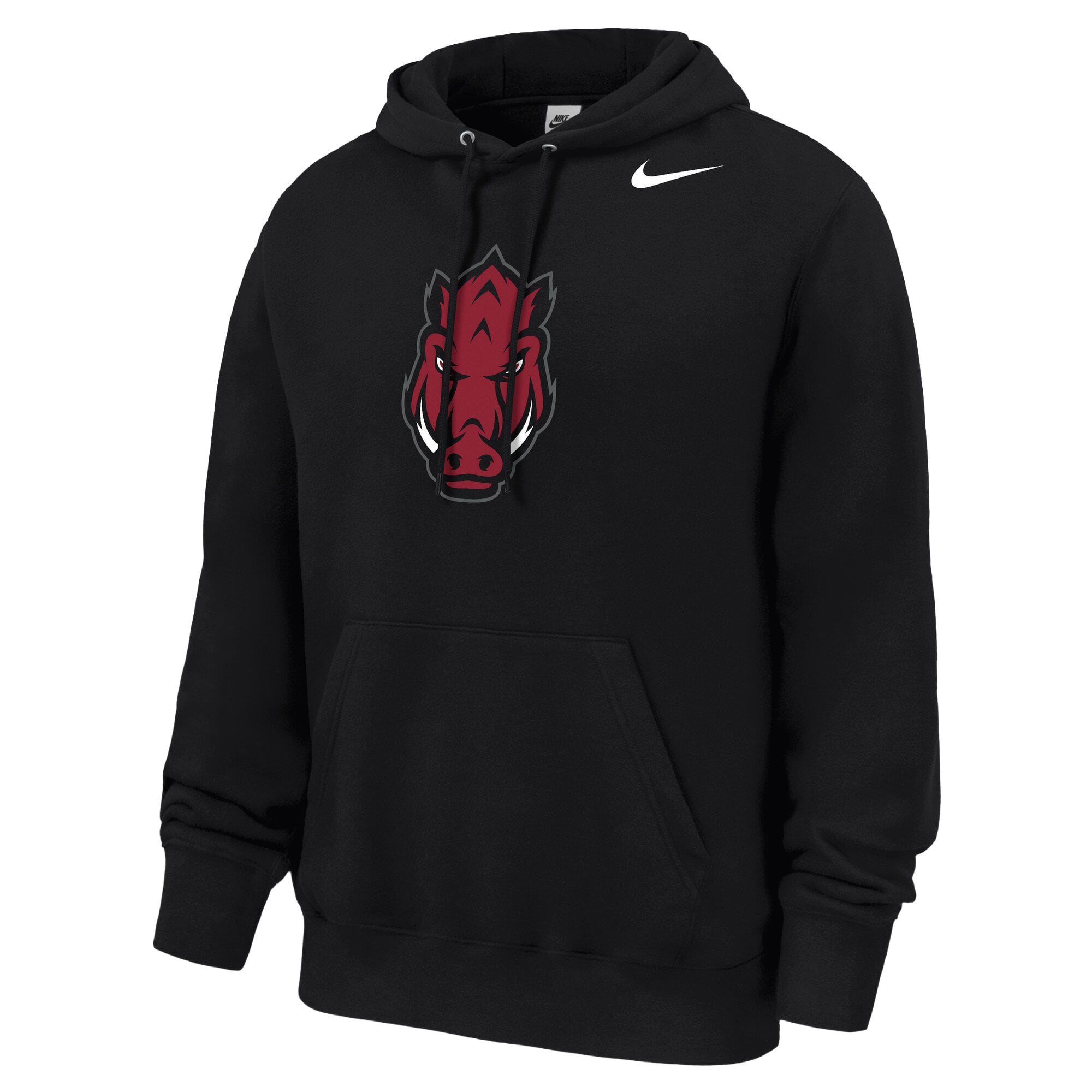 Sweat à capuche en polaire Nike Crimson Arkansas Razorbacks Club pour homme