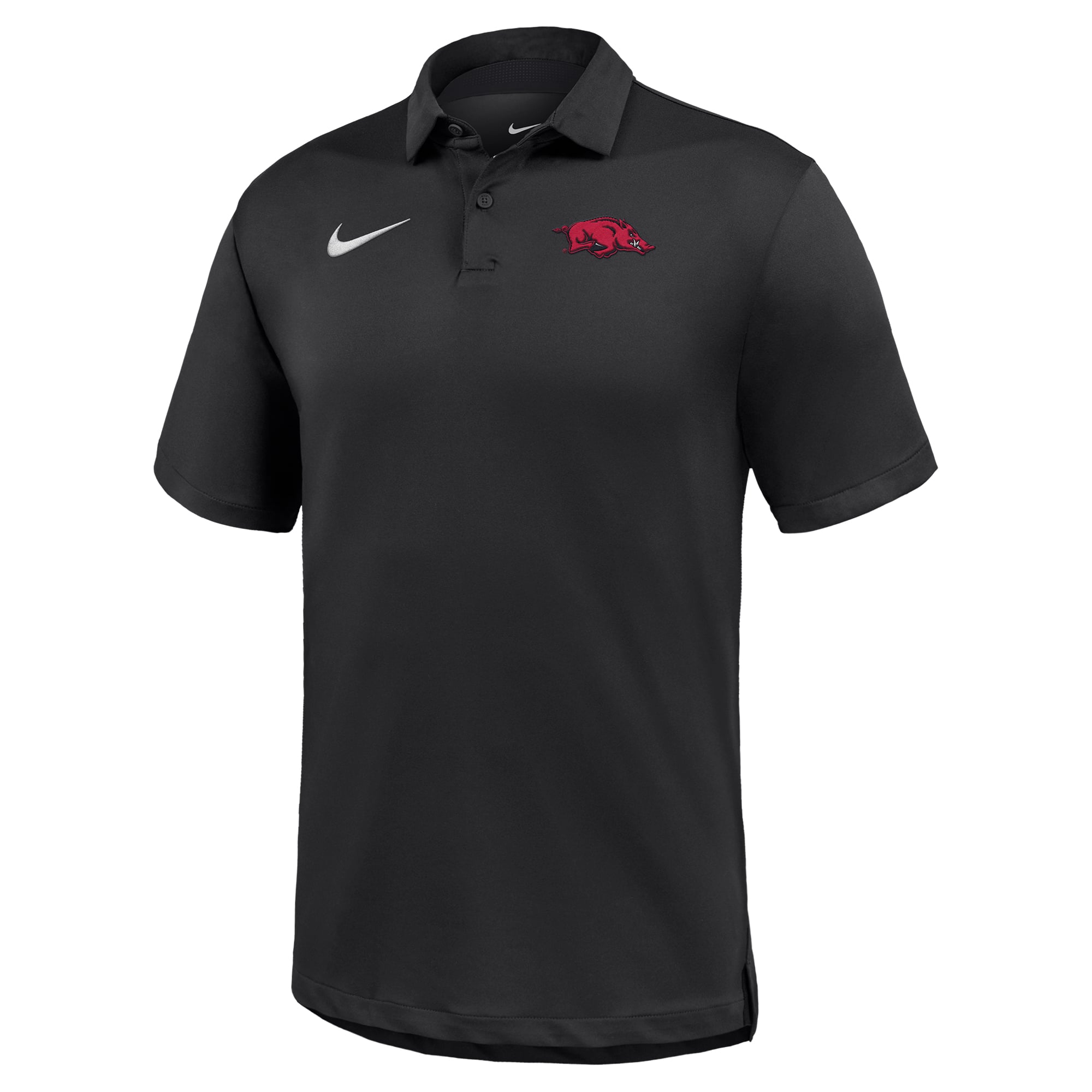 Polo Nike Dri-FIT Tour noir pour homme, Arkansas Razorbacks