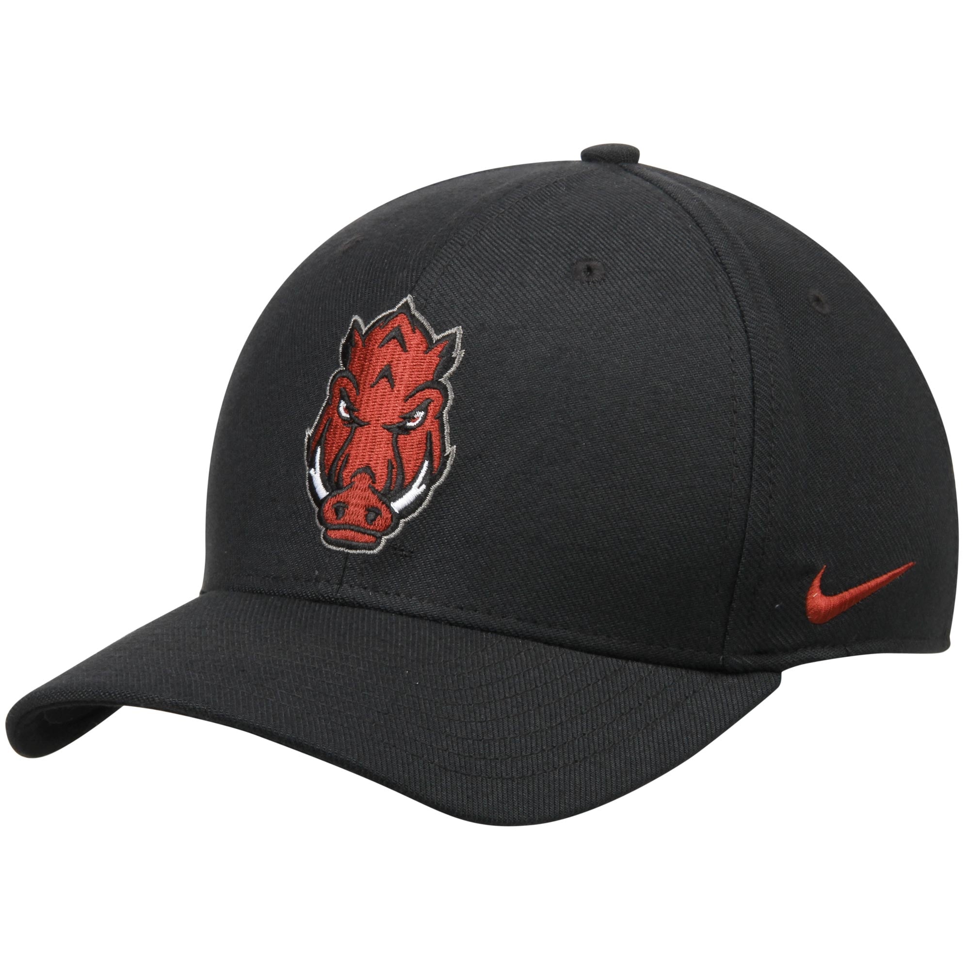 Men's Nike Black Arkansas Razorbacks Swoosh Performance Flex Hat
