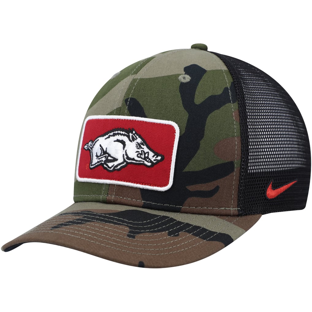 Men's Nike Camo/Black Arkansas Razorbacks Classic99 Trucker Snapback Hat