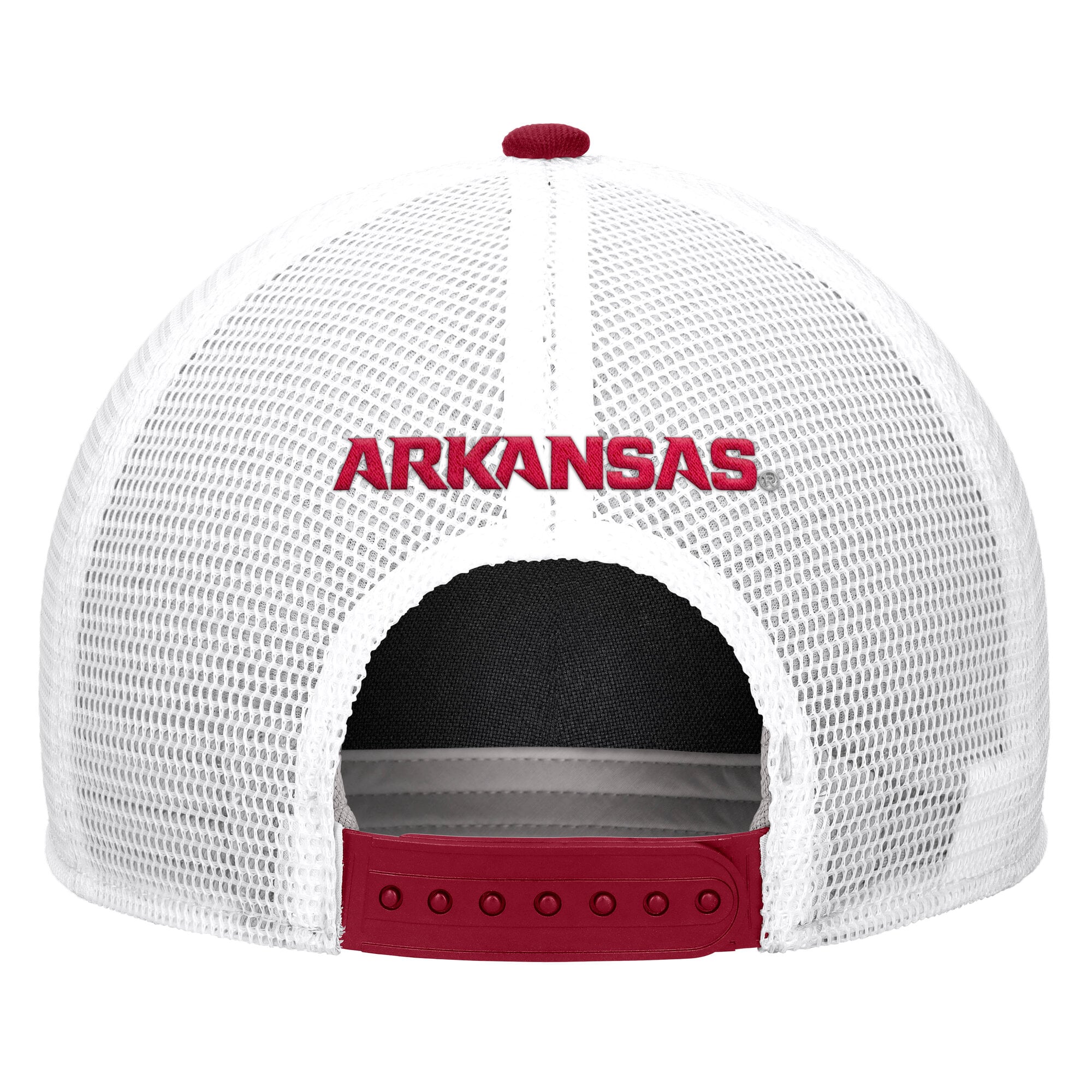 Men's Nike Cardinal Arkansas Razorbacks 2026 On-Field Rope Adjustable Trucker Hat