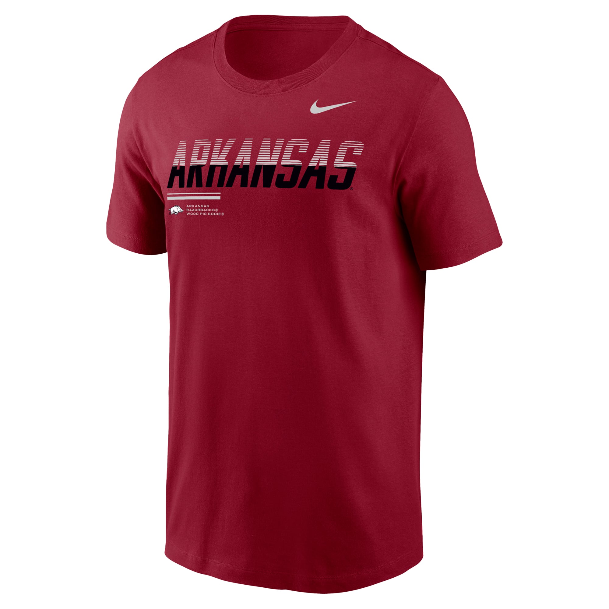 Men's Nike Cardinal Arkansas Razorbacks 2026 Sideline Wordmark Legend Dri-FIT T-Shirt